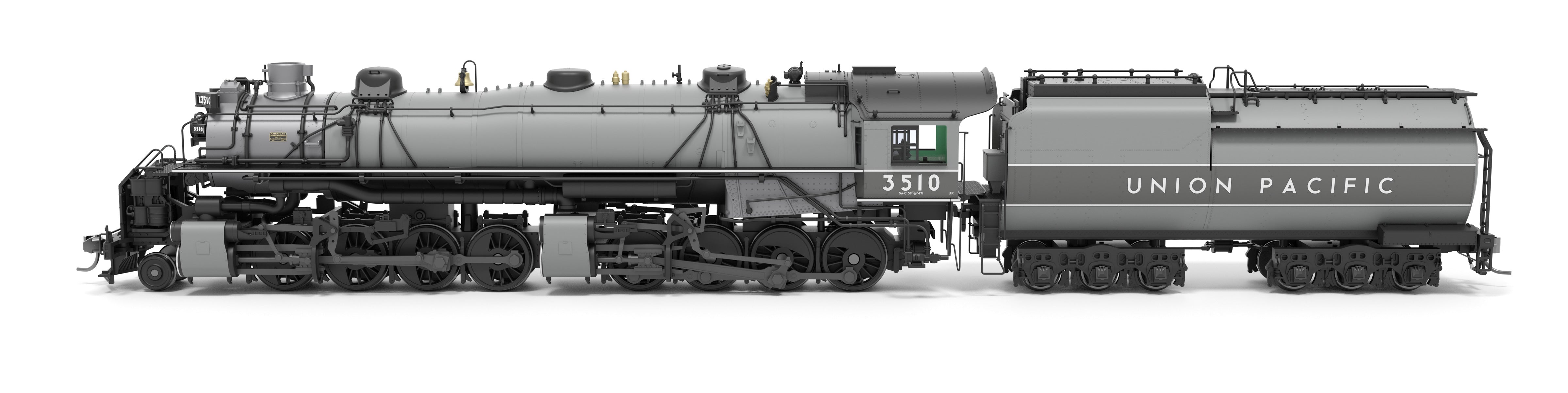 9426 Union Pacific 2-8-8-0 "Bullmoose", SA-C-2, #3510, Post-1944 Appearance w/ 5SA FWH, TTG Fantasy Paint, Paragon4 Sound/DC/DCC, Smoke, HO