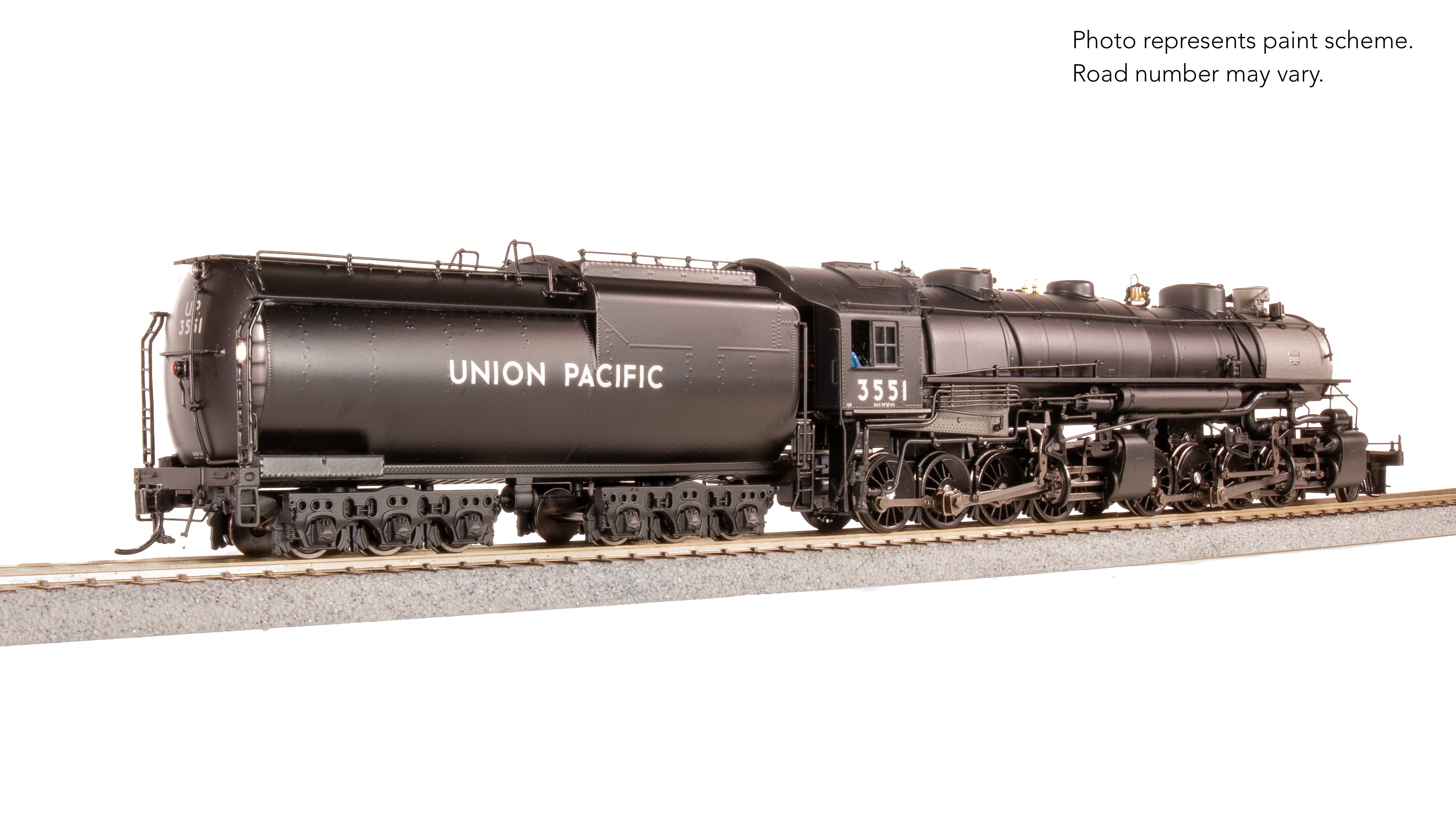 9431 Union Pacific 2-8-8-0 "Bullmoose", SA-C-6, #3551, Pre-1944 Appearance w/ 4-BL FWH, No-Sound / DCC-Ready, HO