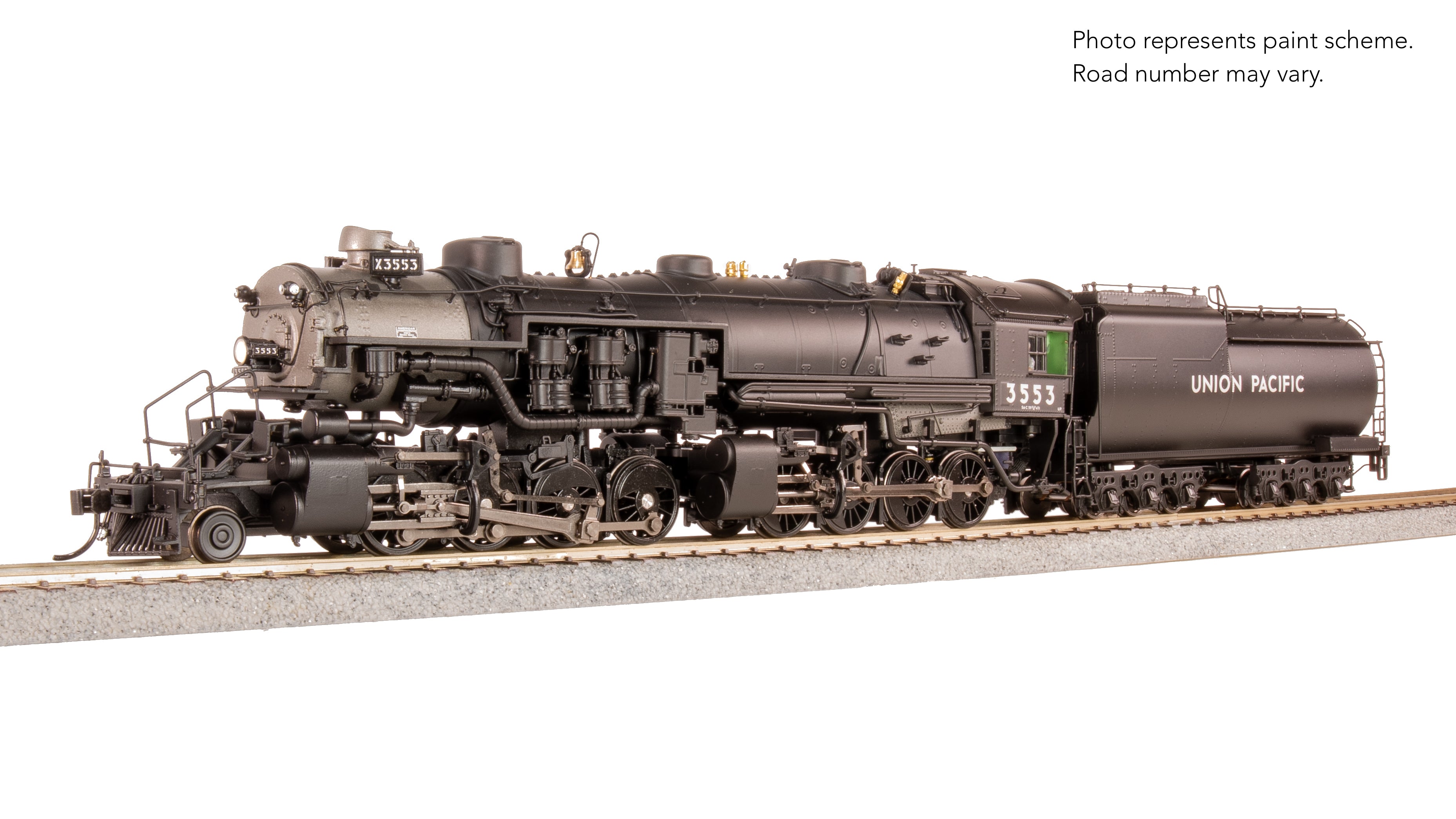 9432 Union Pacific 2-8-8-0 "Bullmoose", SA-C-6, #3553, Pre-1944 Appearance w/ 4-BL FWH, No-Sound / DCC-Ready, HO