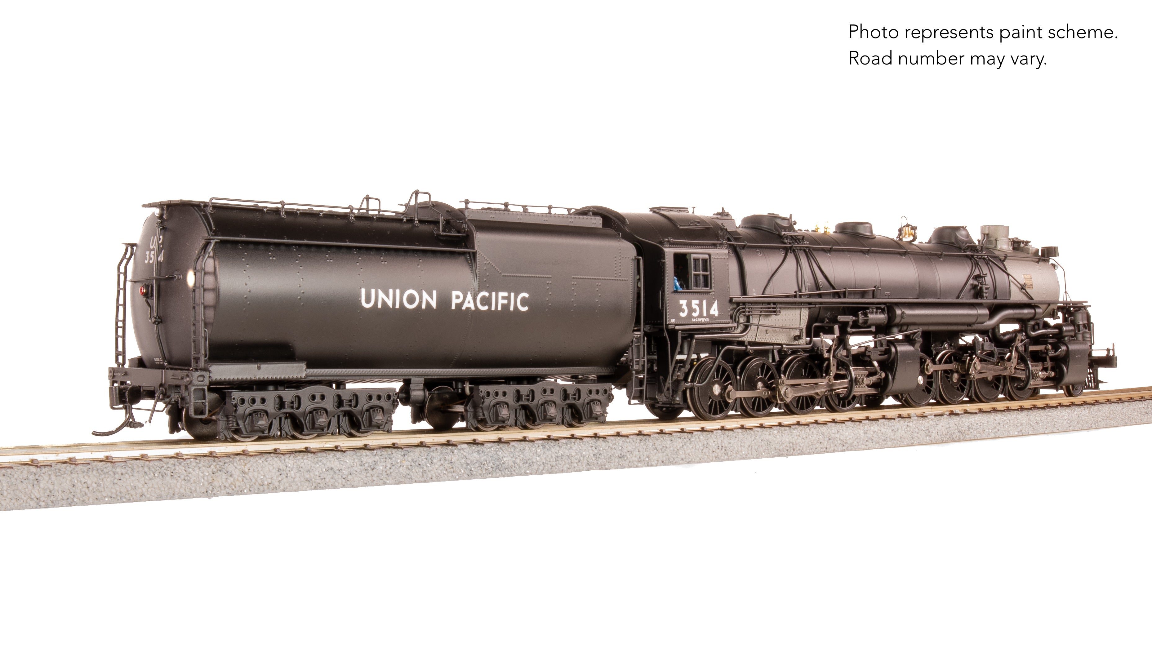 9435 Union Pacific 2-8-8-0 "Bullmoose", SA-C-2, #3514, Post-1944 Appearance w/ 5SA FWH, No-Sound / DCC-Ready, HO