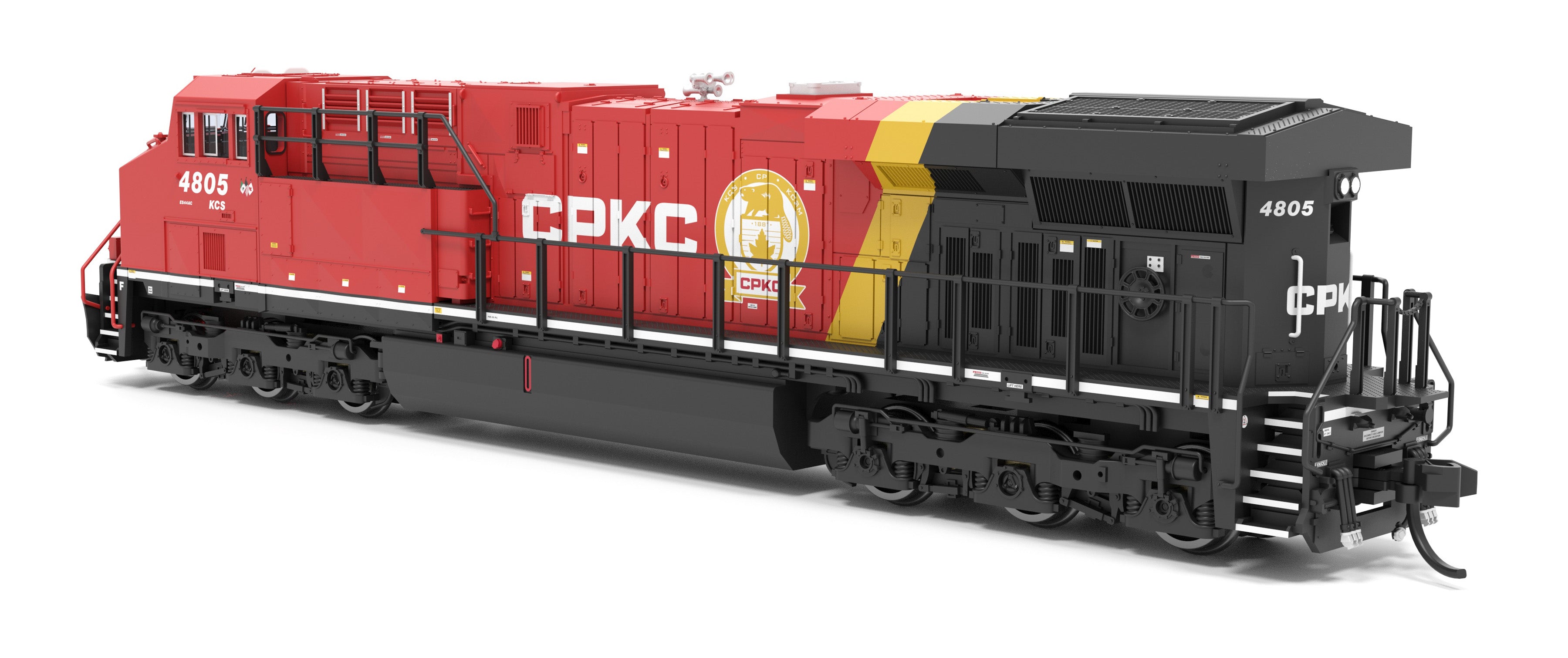 9450 GE ES44AC, CPKC 4805, Golden Beaver Scheme, Paragon4 Sound/DC/DCC, N CLUB PRICE $149.99