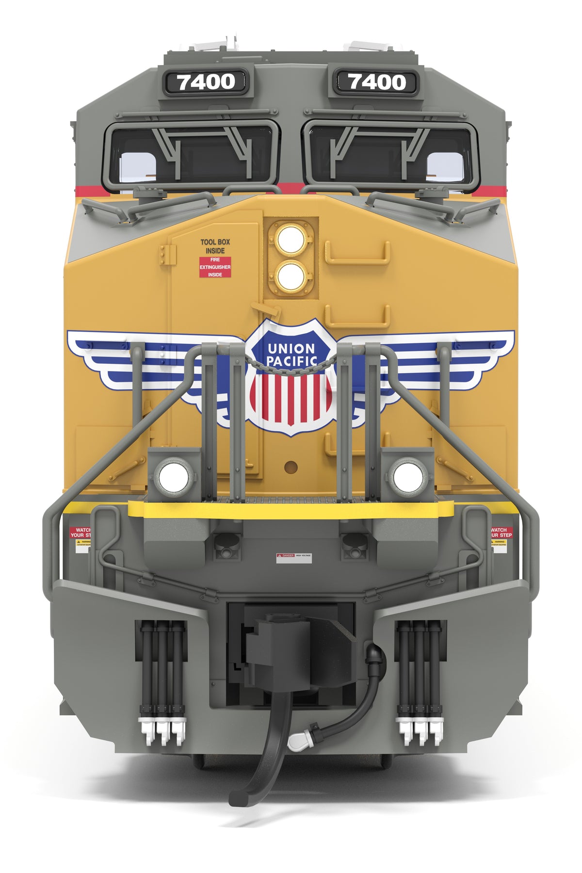 9454 GE ES44AC, UP 7400, Pink Ribbon Scheme, Paragon4 Sound/DC/DCC, N