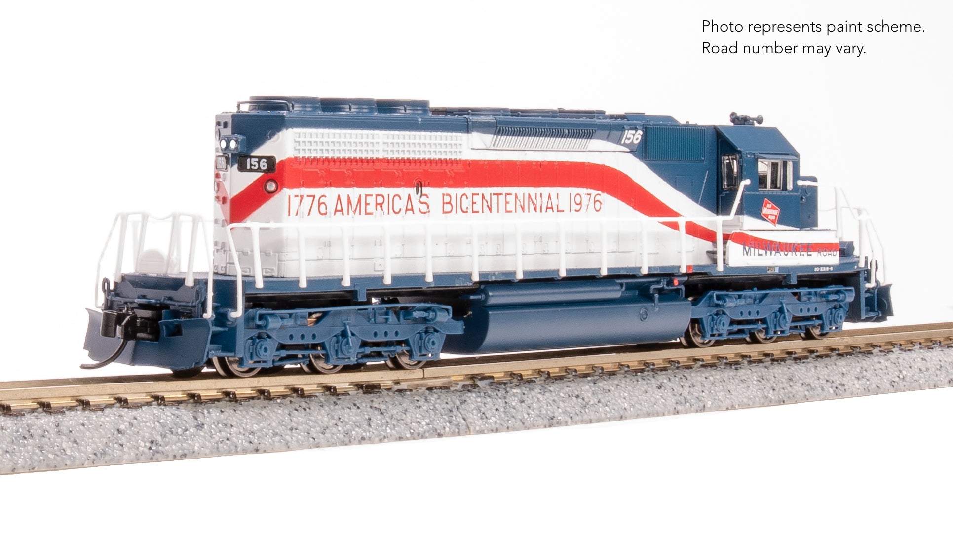 9466 EMD SD40-2, MILW 156, Bicentennial Paint Scheme, Paragon4 Sound/DC/DCC, N