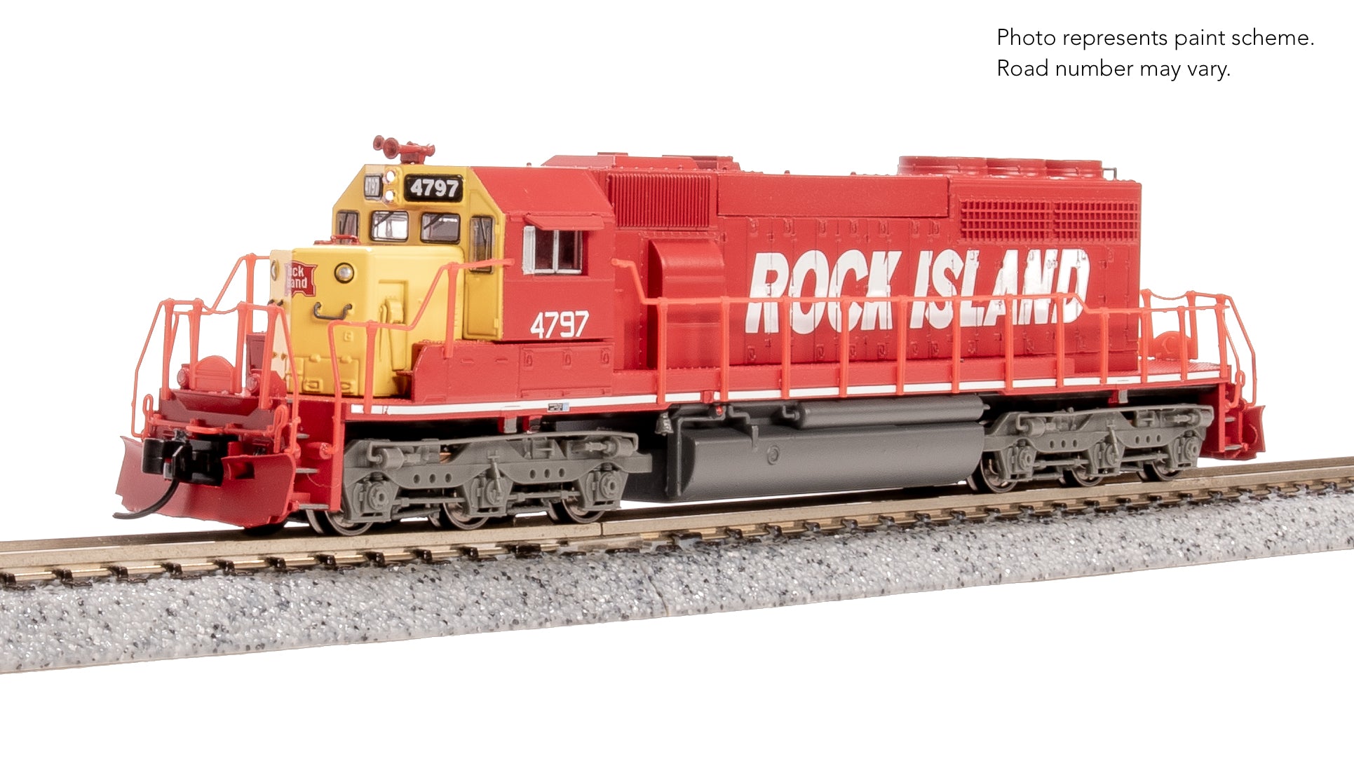9470 EMD SD40-2, Rock Island 4797, Red & Yellow, Paragon4 Sound/DC/DCC