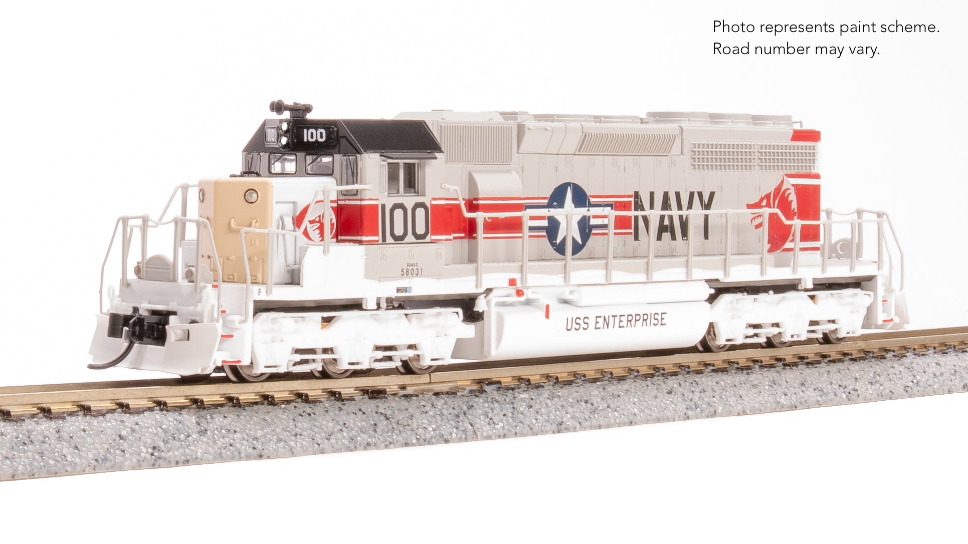 9474 EMD SD40-2, US Navy Fantasy Scheme, Paragon4 Sound/DC/DCC, N