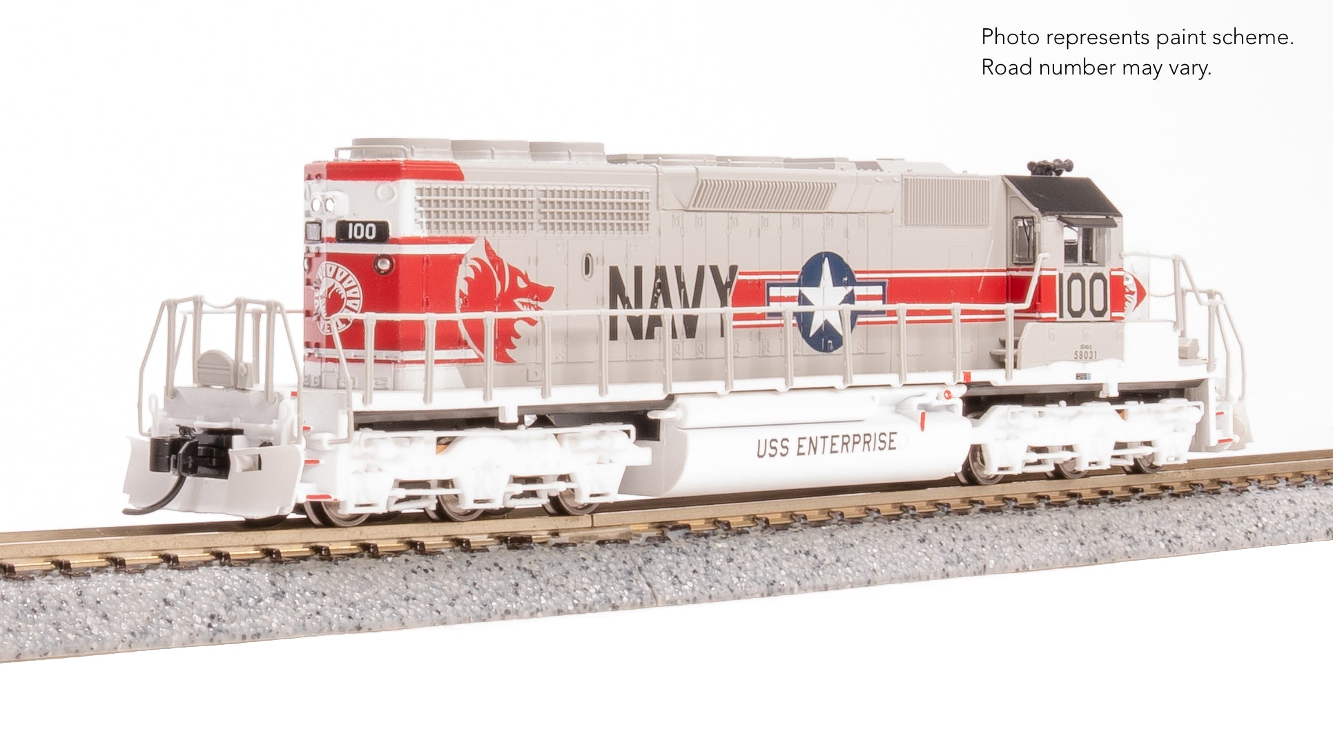9474 EMD SD40-2, US Navy Fantasy Scheme, Paragon4 Sound/DC/DCC, N