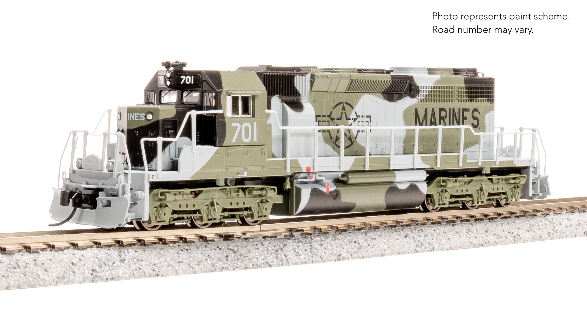 9475 EMD SD40-2, USMC Fantasy Scheme, Paragon4 Sound/DC/DCC, N