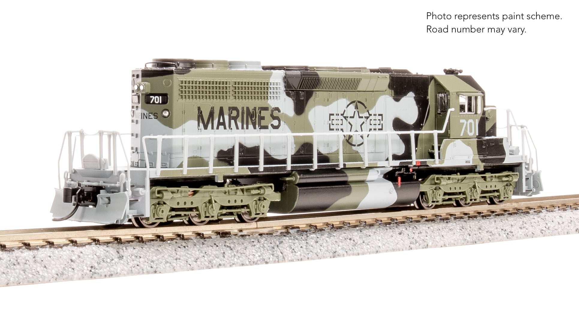 9495 EMD SD40-2, USMC Fantasy Scheme, No-Sound / DCC-Ready, N