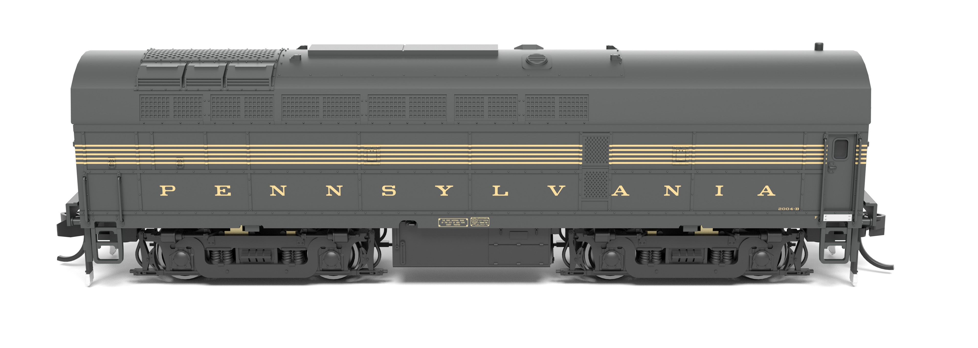 9620 PRR Sharknose, BF-16 A/B set, 2004-A/2004-B, DGLE 5-Stripe, A-unit Paragon4 Sound/DC/DCC, Unpowered B, N