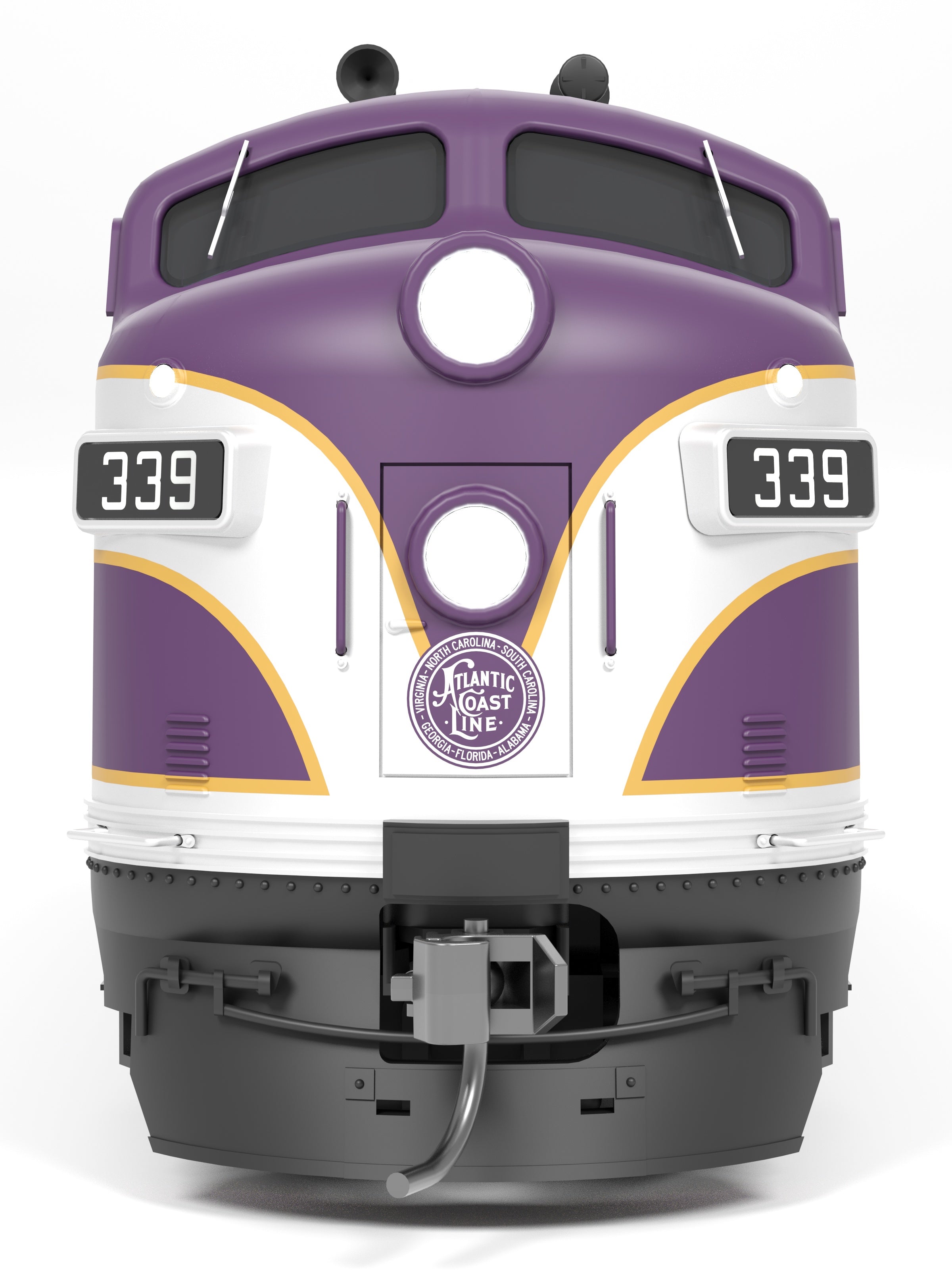 REFURBISHED R9652 EMD F3A, ACL 344, Purple & Silver, Paragon4 Sound/DC/DCC, HO
