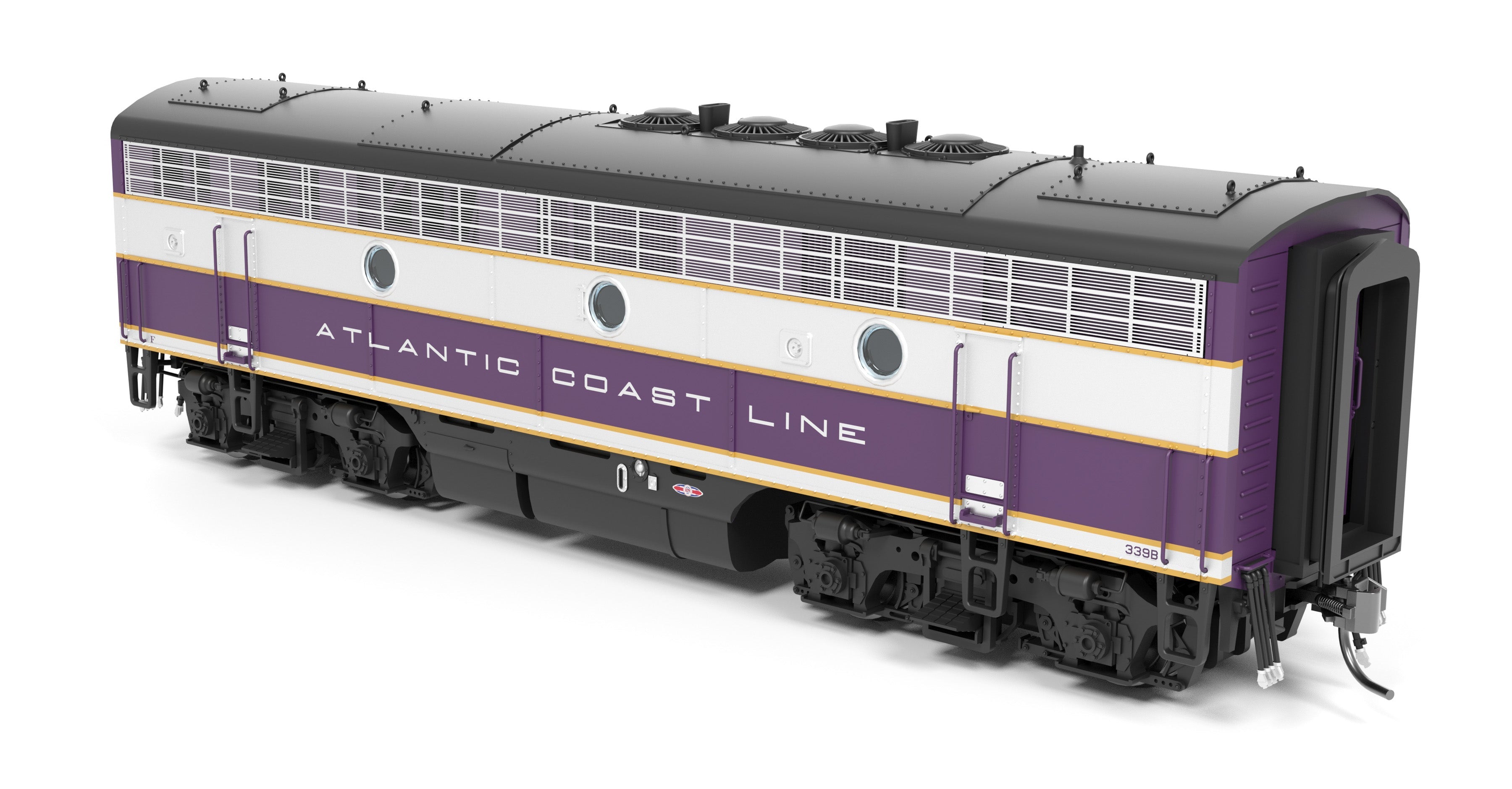 REFURBISHED R9653 EMD F3B, ACL 343B, Purple & Silver, Paragon4 Sound/DC/DCC, HO