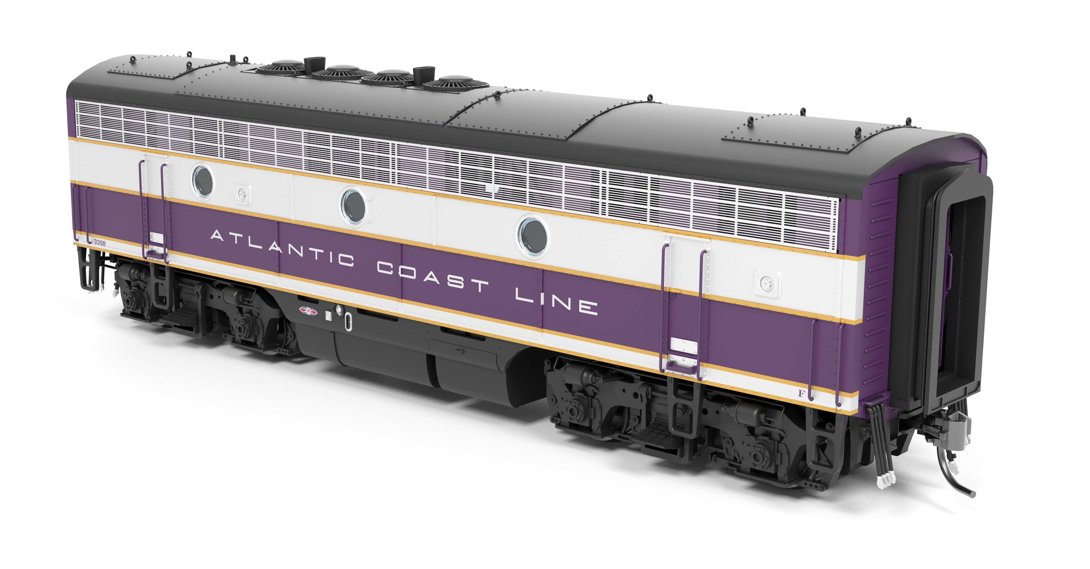 REFURBISHED R9653 EMD F3B, ACL 343B, Purple & Silver, Paragon4 Sound/DC/DCC, HO