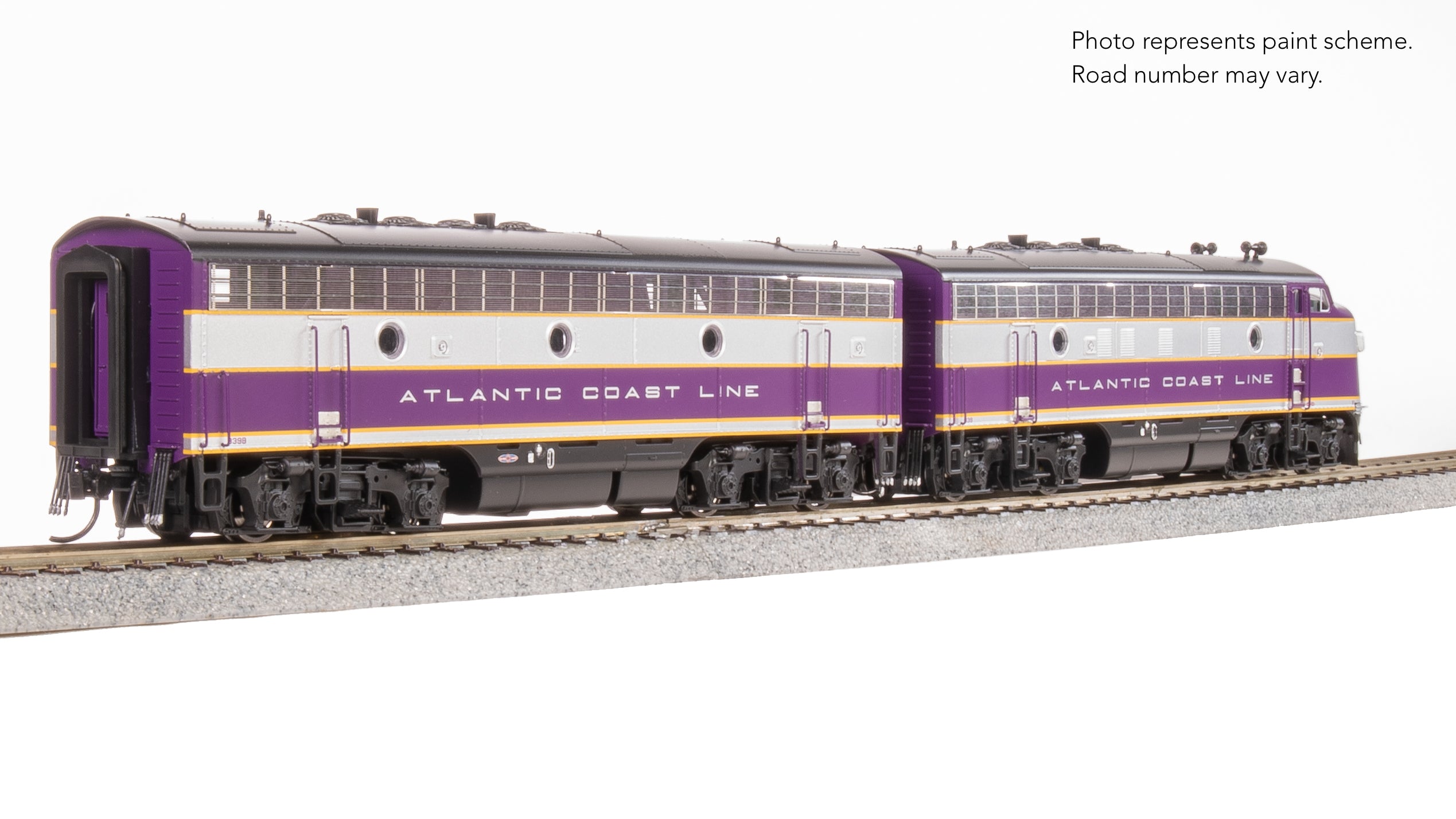 9650 EMD F3 A/B, ACL 339/339B, Purple & Silver, A-unit Paragon4 Sound/DC/DCC, Unpowered B, HO