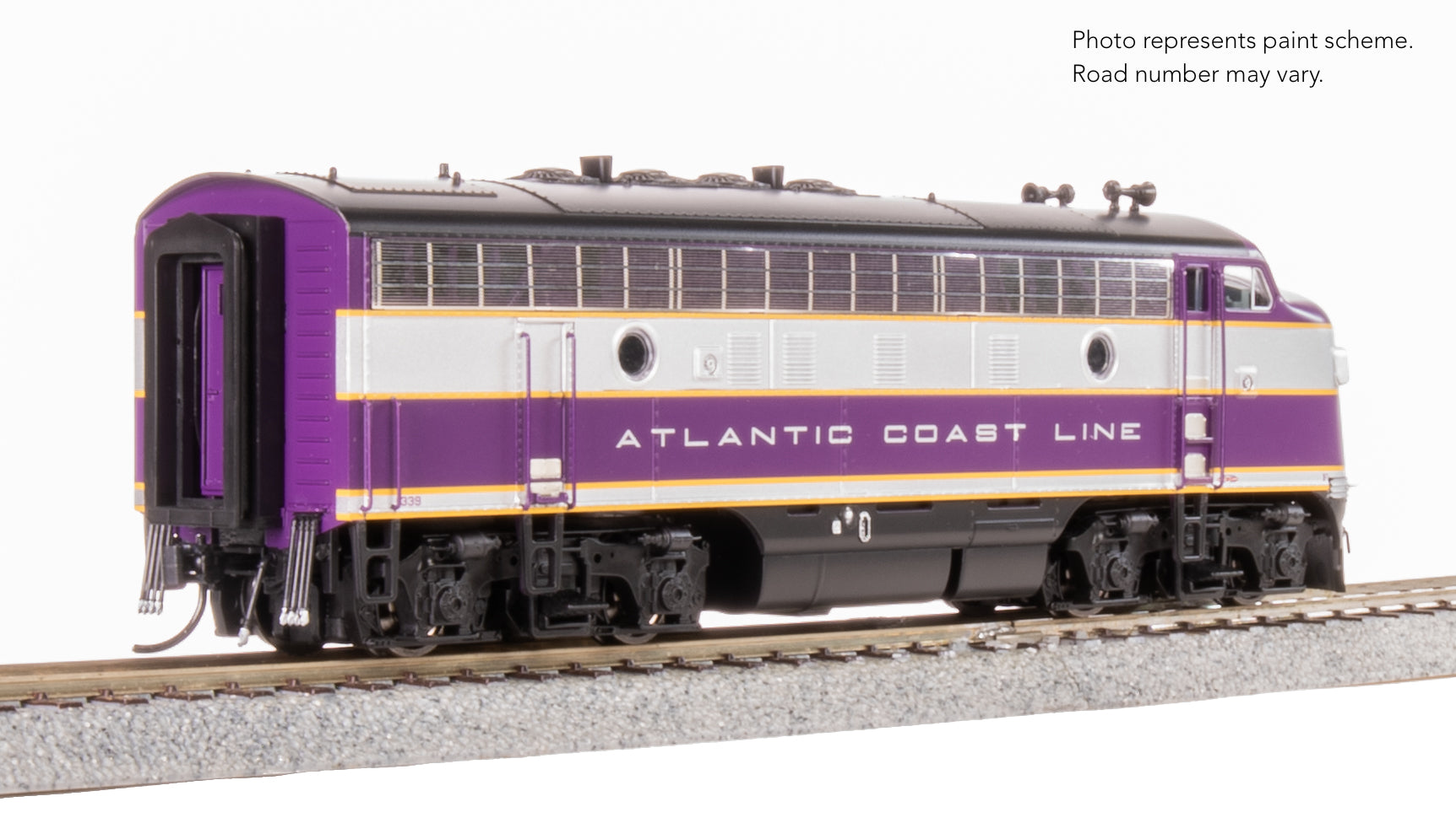 9650 EMD F3 A/B, ACL 339/339B, Purple & Silver, A-unit Paragon4 Sound/DC/DCC, Unpowered B, HO