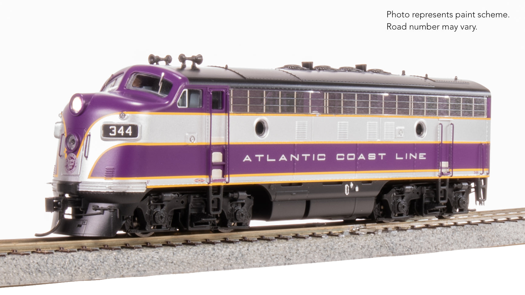 9654 EMD F3A, ACL 344, Purple & Silver, No-Sound / DCC-Ready, HO