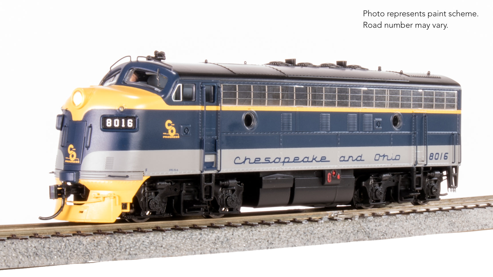 9660 EMD F3A, C&O 8016, Restored Blue/Gray/Yellow for SBVR, Paragon4 Sound/DC/DCC, HO