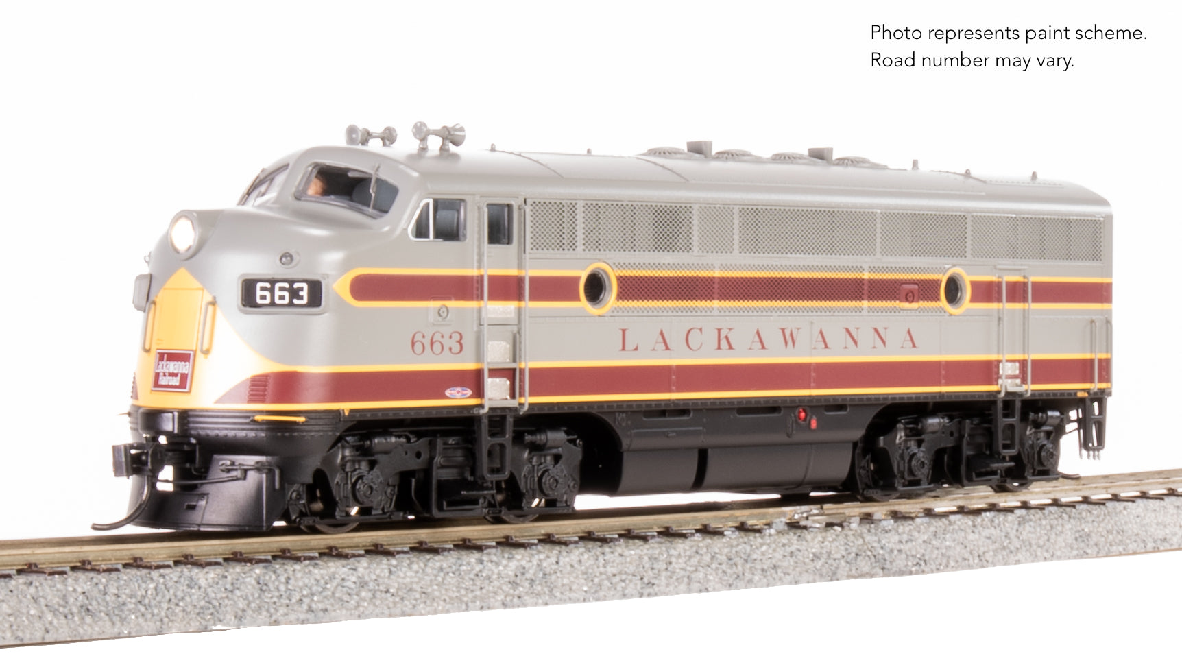 9664 EMD F3A, DLW 663, As Appears Today, No-Sound / DCC-Ready, HO