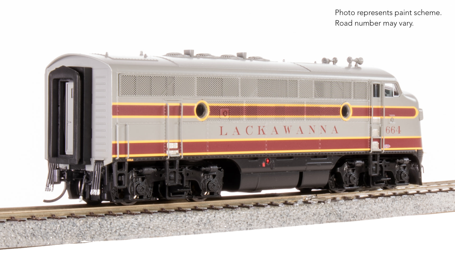 9665 EMD F3A, DLW 664, As Appears Today, No-Sound / DCC-Ready, HO