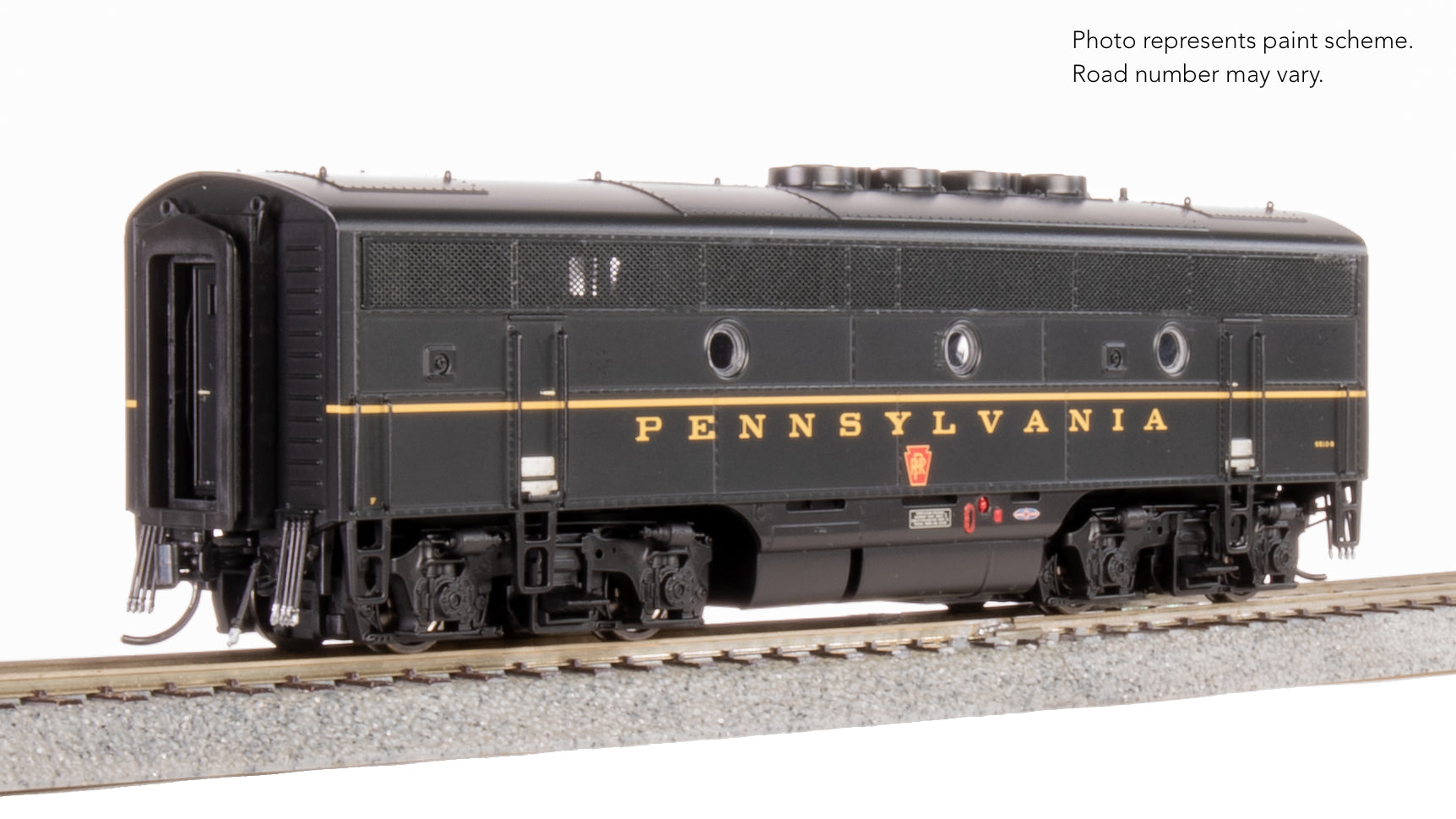 9672 EMD F3 A/B, PRR 9510A/9510B, DGLE Single Stripe, A-unit Paragon4