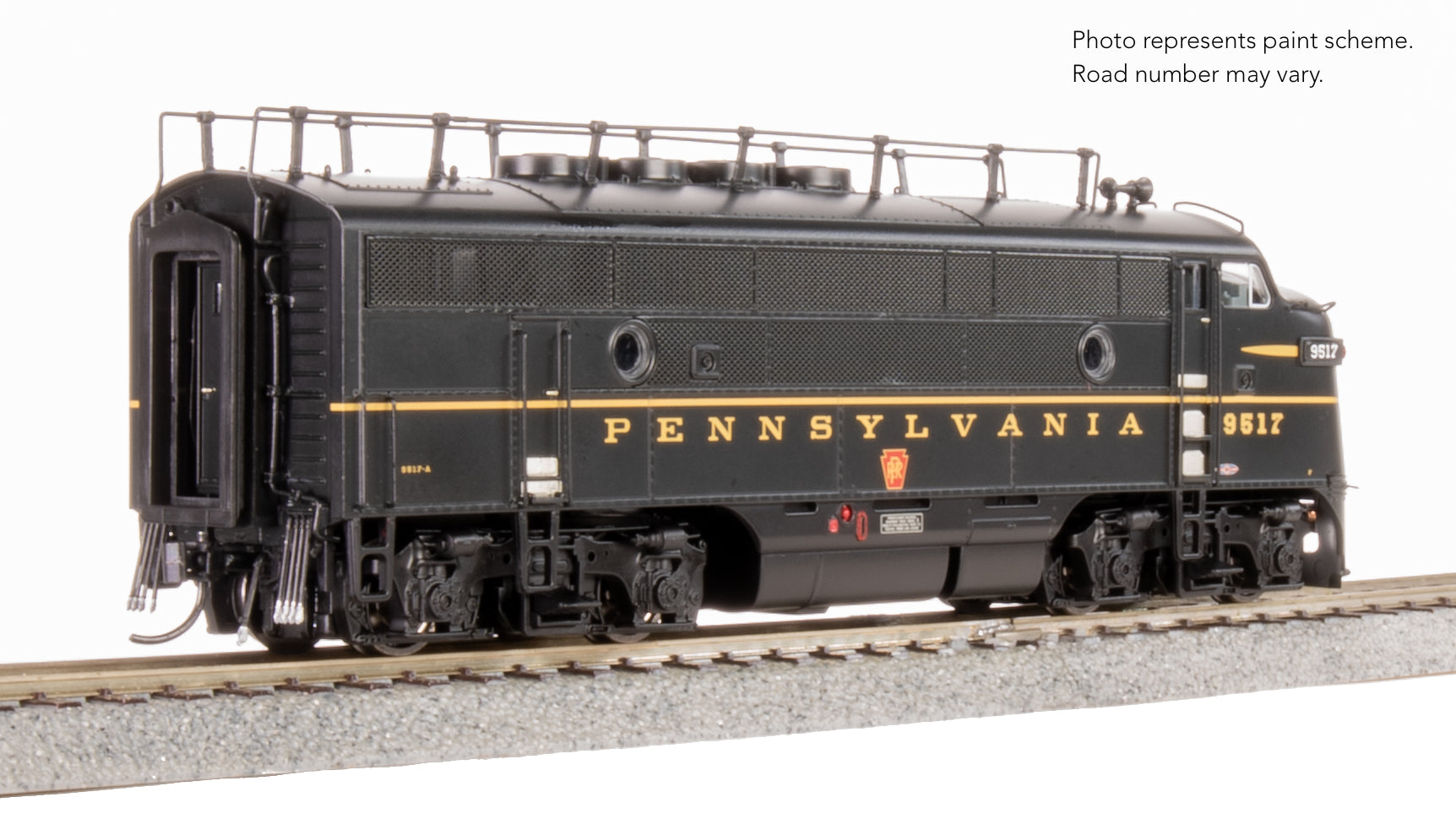 9676 EMD F3A, PRR 9517A, DGLE Single Stripe, No-Sound / DCC-Ready, HO