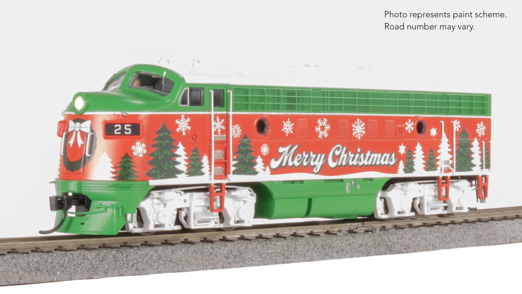 9678 EMD F3A, Santa Express #25, Paragon4 Sound/DC/DCC, HO (Trainworld Exclusive)