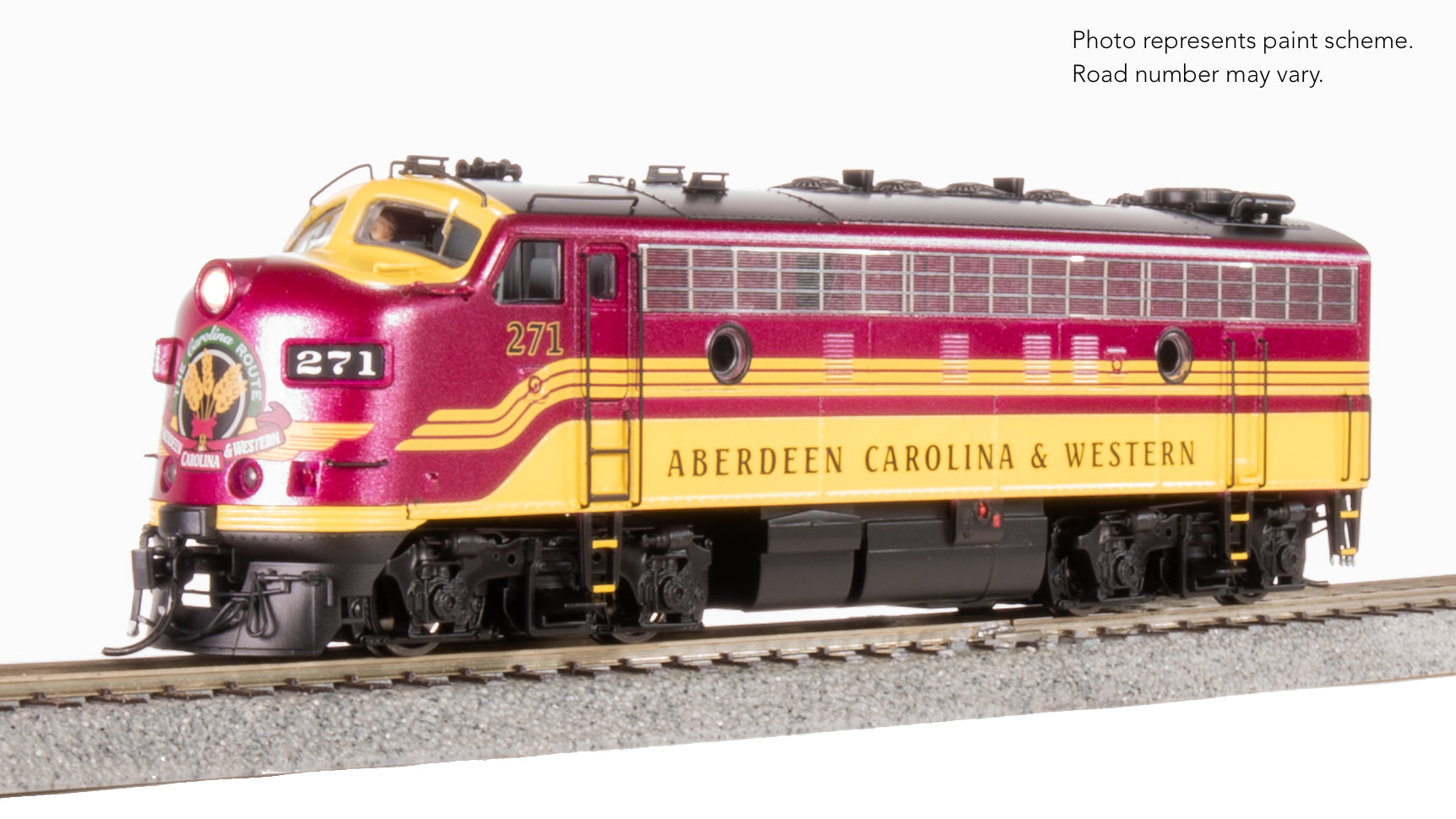 9682 EMD F9A, ACWR 271, Magenta & Yellow, No-Sound / DCC-Ready, HO