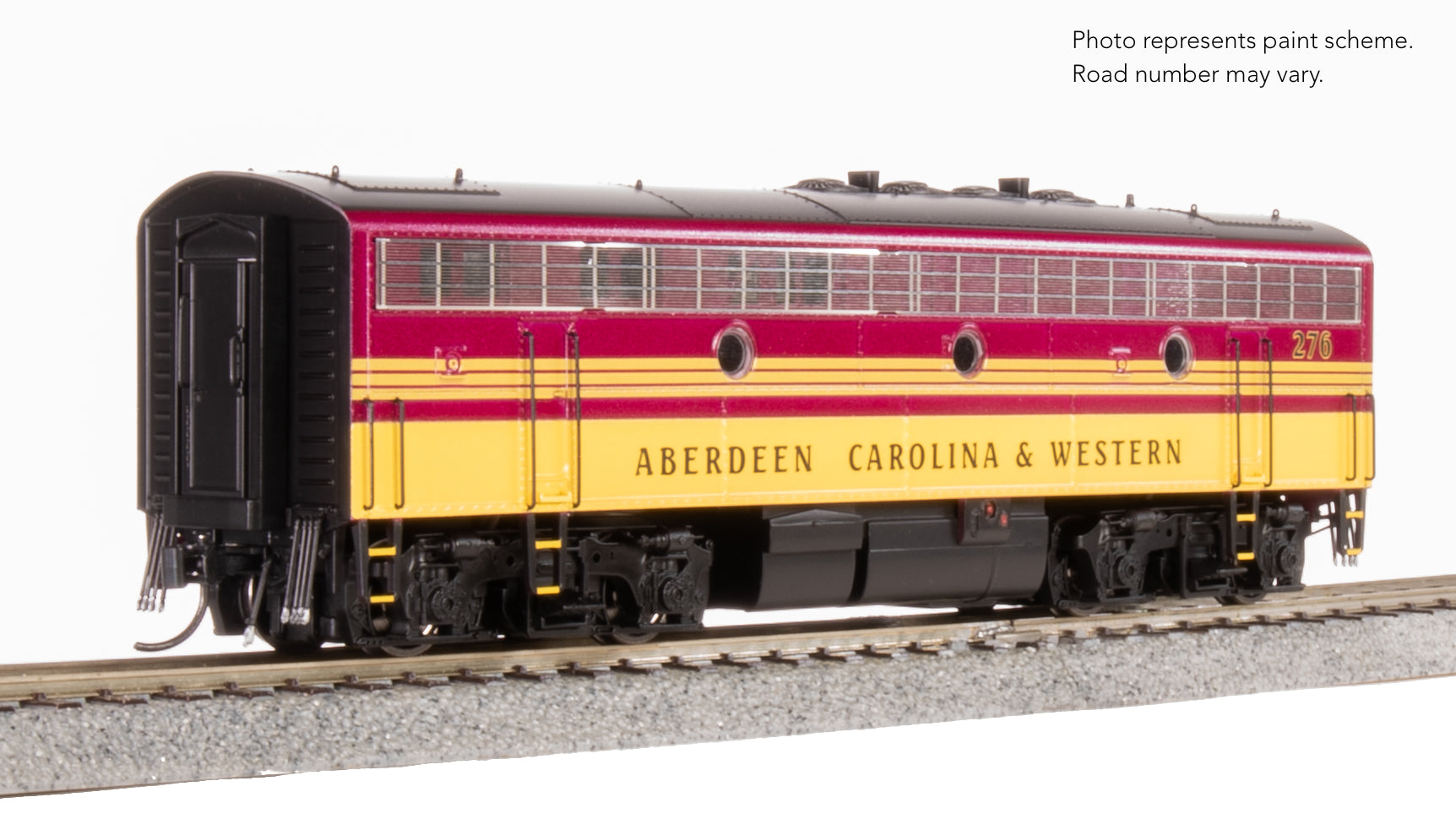 9683 EMD F7B, ACWR 276, Magenta & Yellow, No-Sound / DCC-Ready, HO