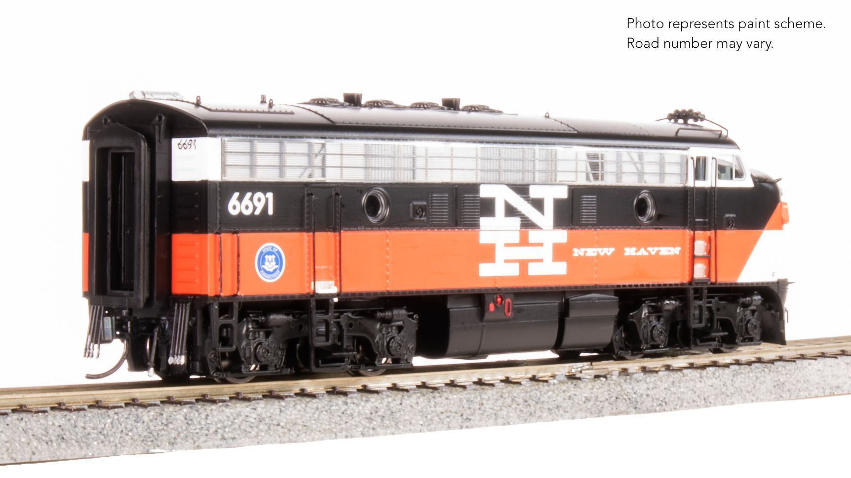 9693 EMD F7A, CDOT 6691, NH McGinnis Scheme, No-Sound / DCC-Ready, HO