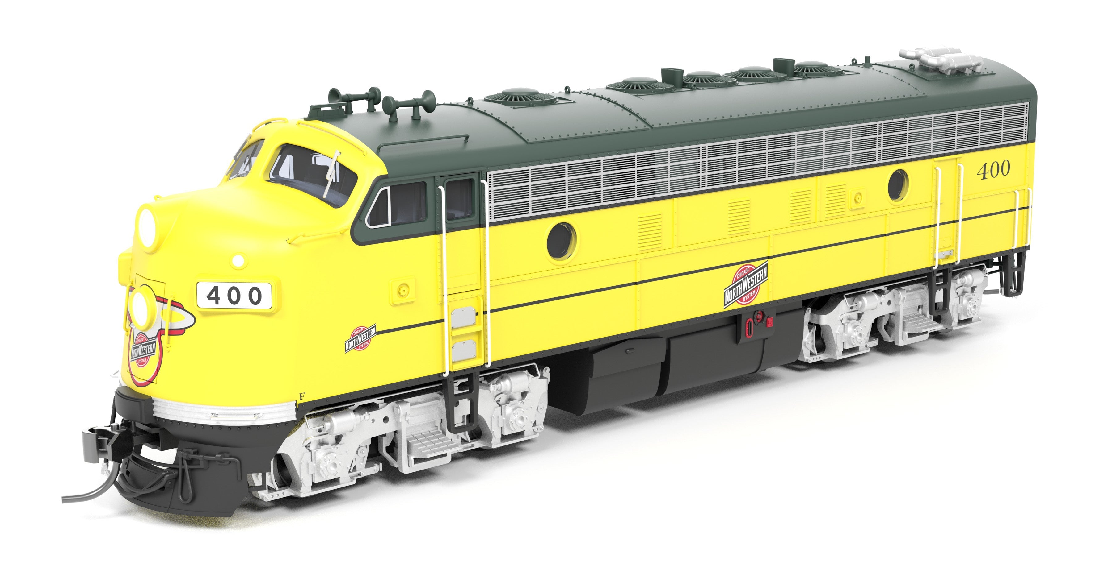 REFURBISHED R9697 EMD F7A, CNW 403, Executive Scheme, Paragon4 Sound/DC/DCC, HO
