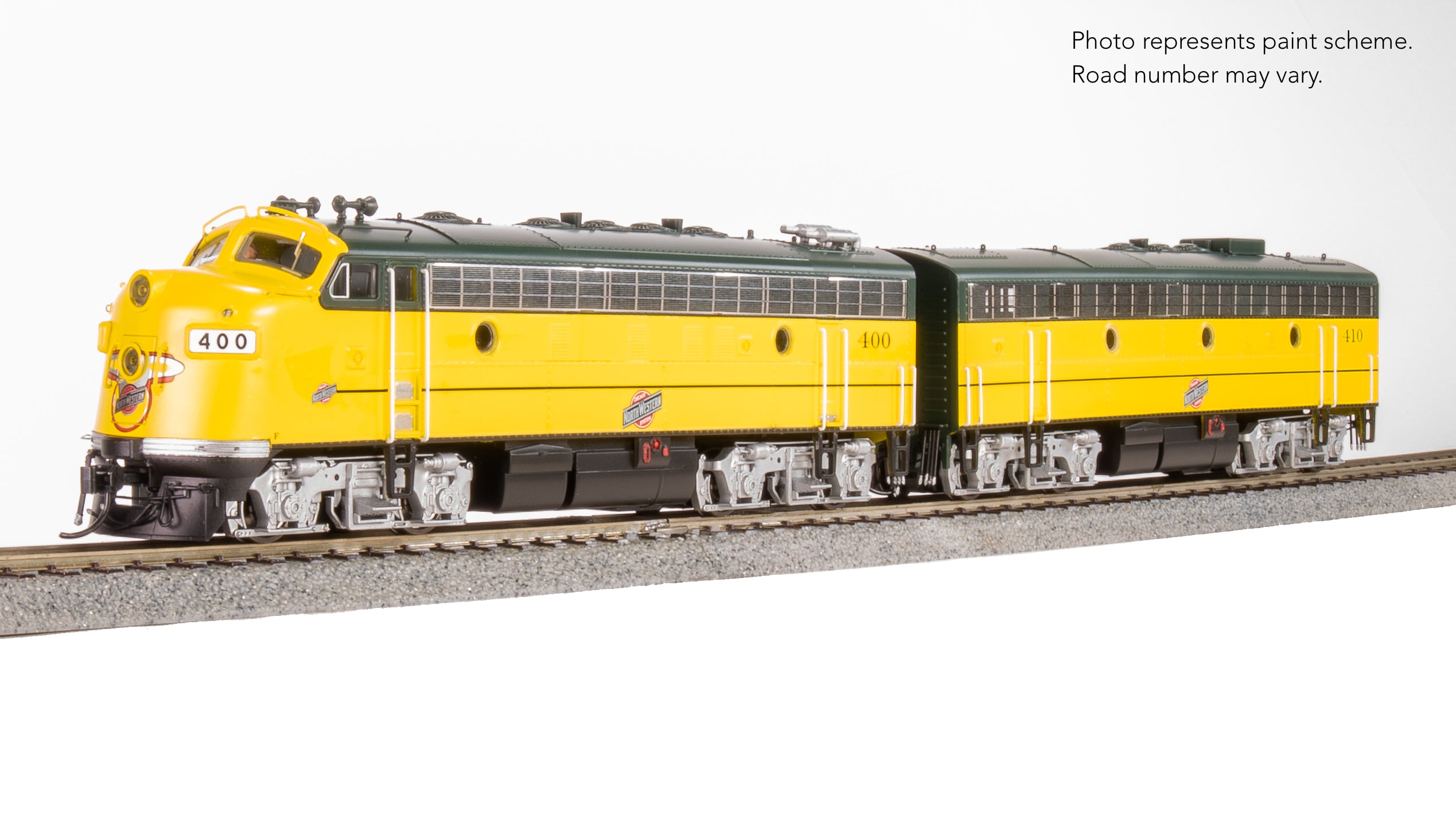 9694 EMD F7 A/B, CNW 400/410, Executive Scheme, A-unit Paragon4 Sound/DC/DCC, Unpowered B, HO