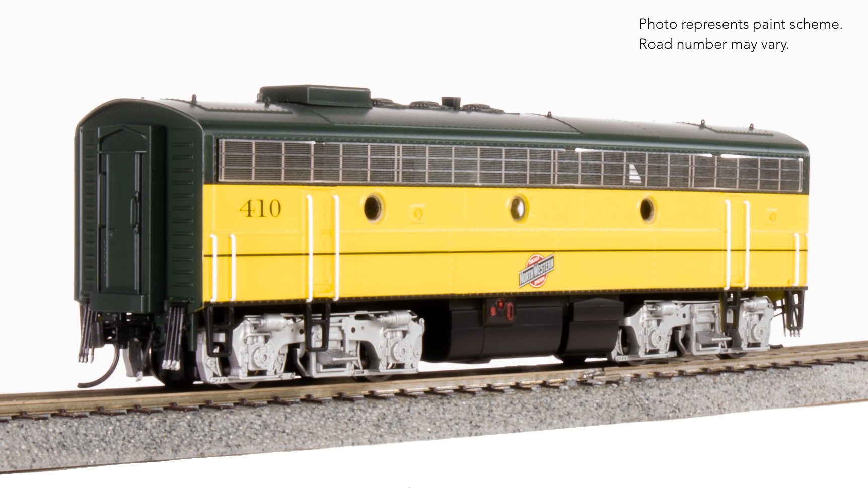 9694 EMD F7 A/B, CNW 400/410, Executive Scheme, A-unit Paragon4 Sound/DC/DCC, Unpowered B, HO