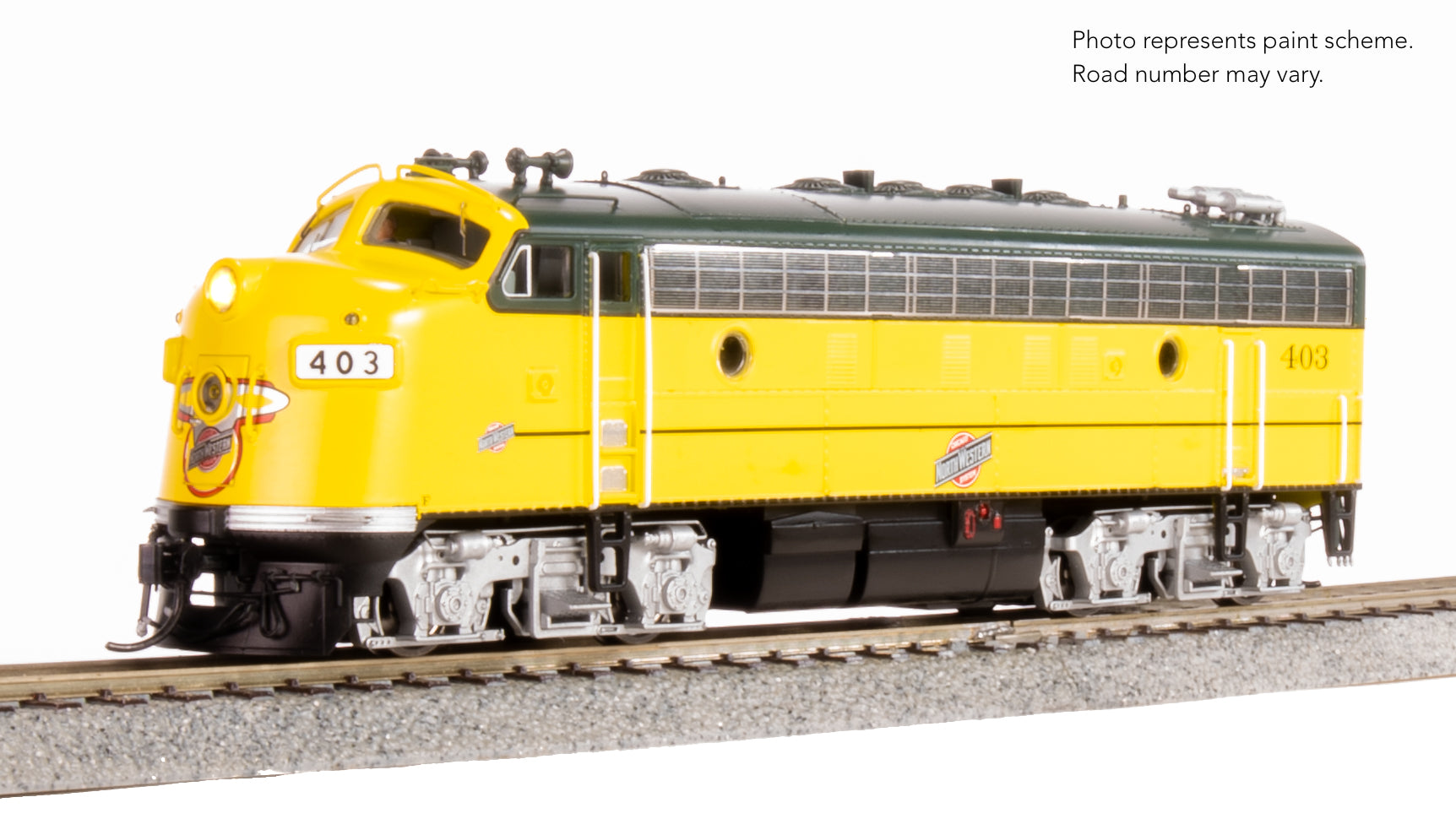 9697 EMD F7A, CNW 403, Executive Scheme, Paragon4 Sound/DC/DCC, HO