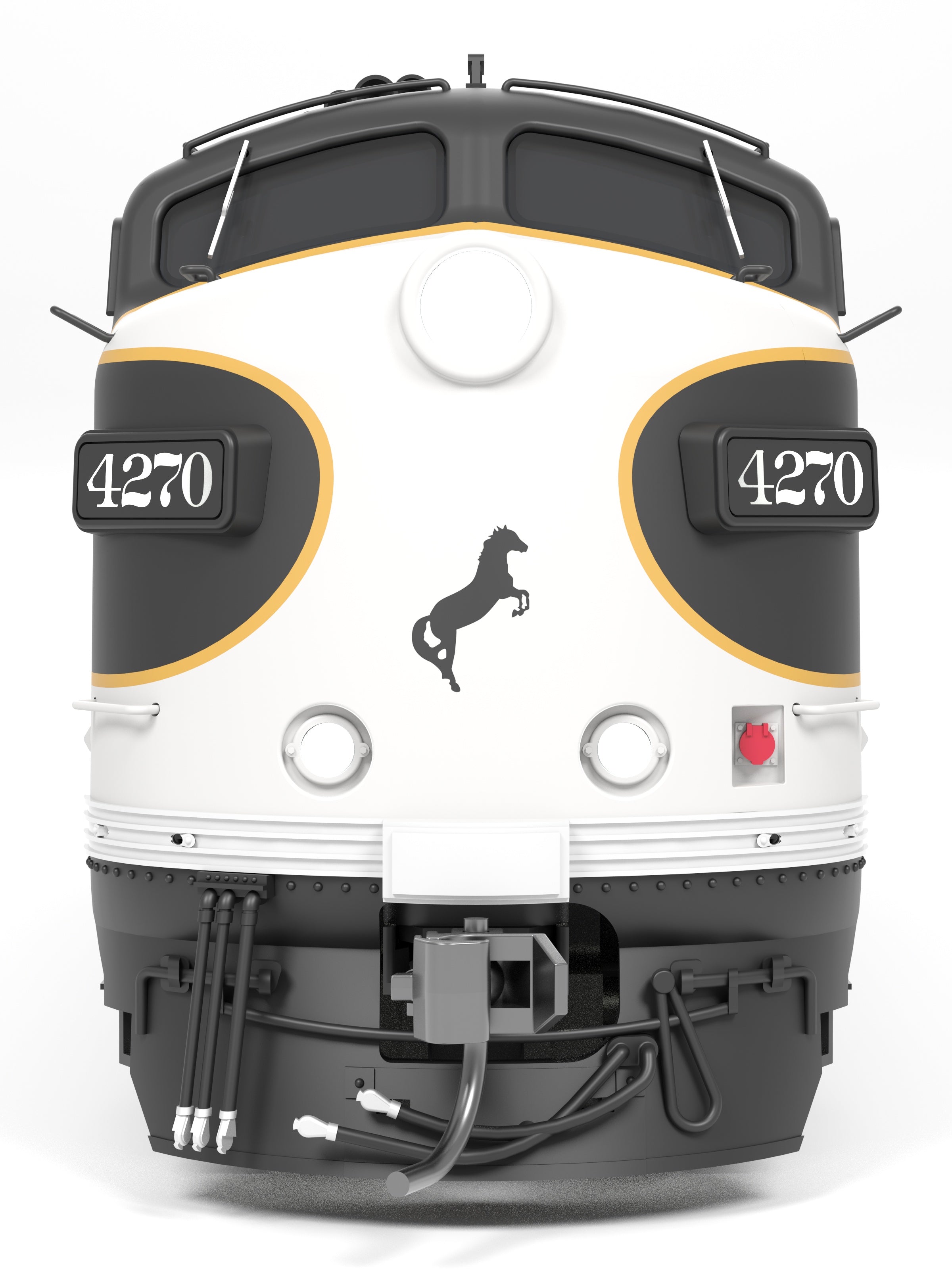 REFURBISHED R9702 EMD F9A, NS 4271, Tuxedo Scheme, Paragon4 Sound/DC/DCC, HO