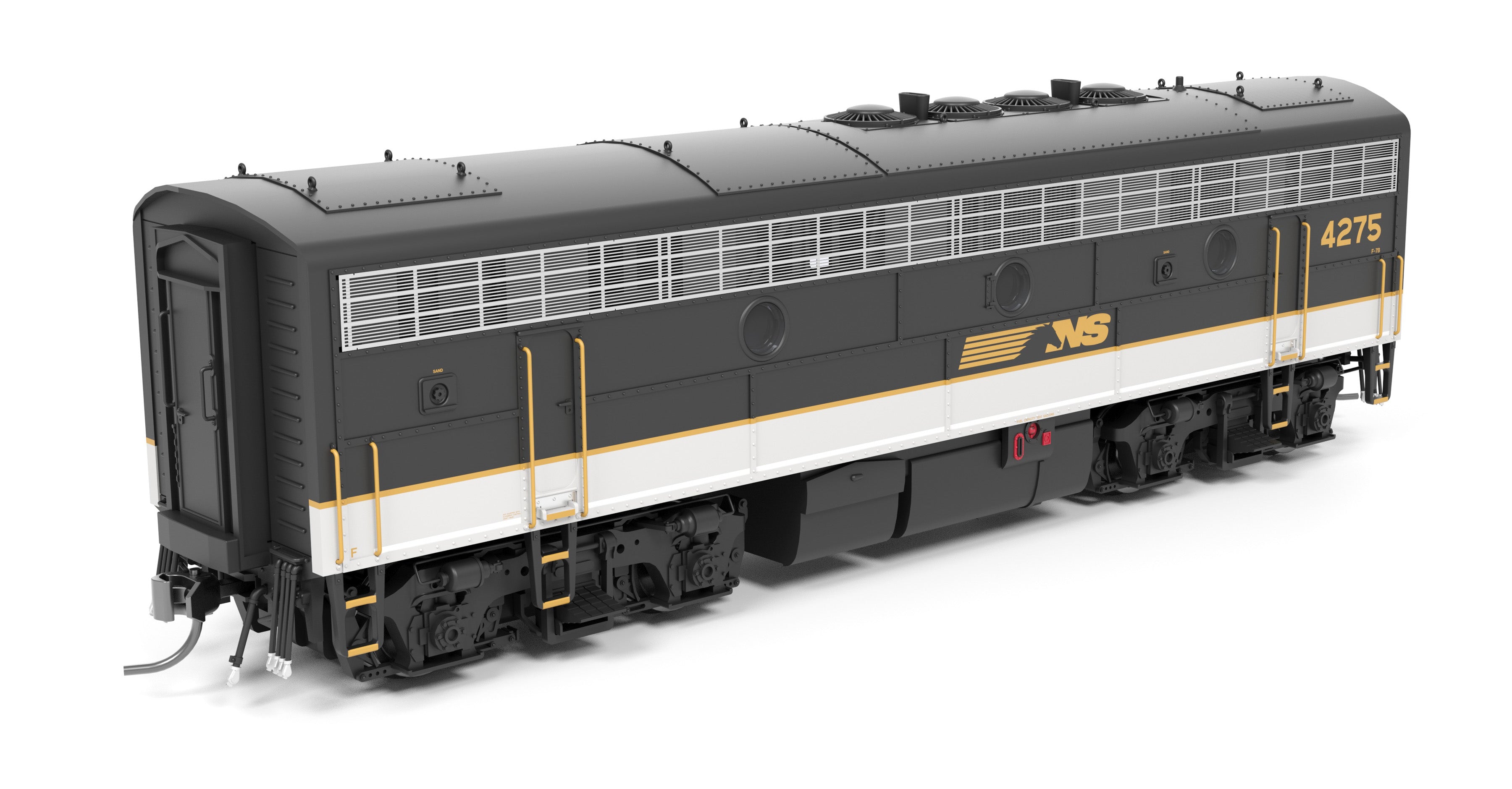 REFURBISHED R9703 EMD F7B, NS 4276, Tuxedo Scheme, Paragon4 Sound/DC/DCC, HO