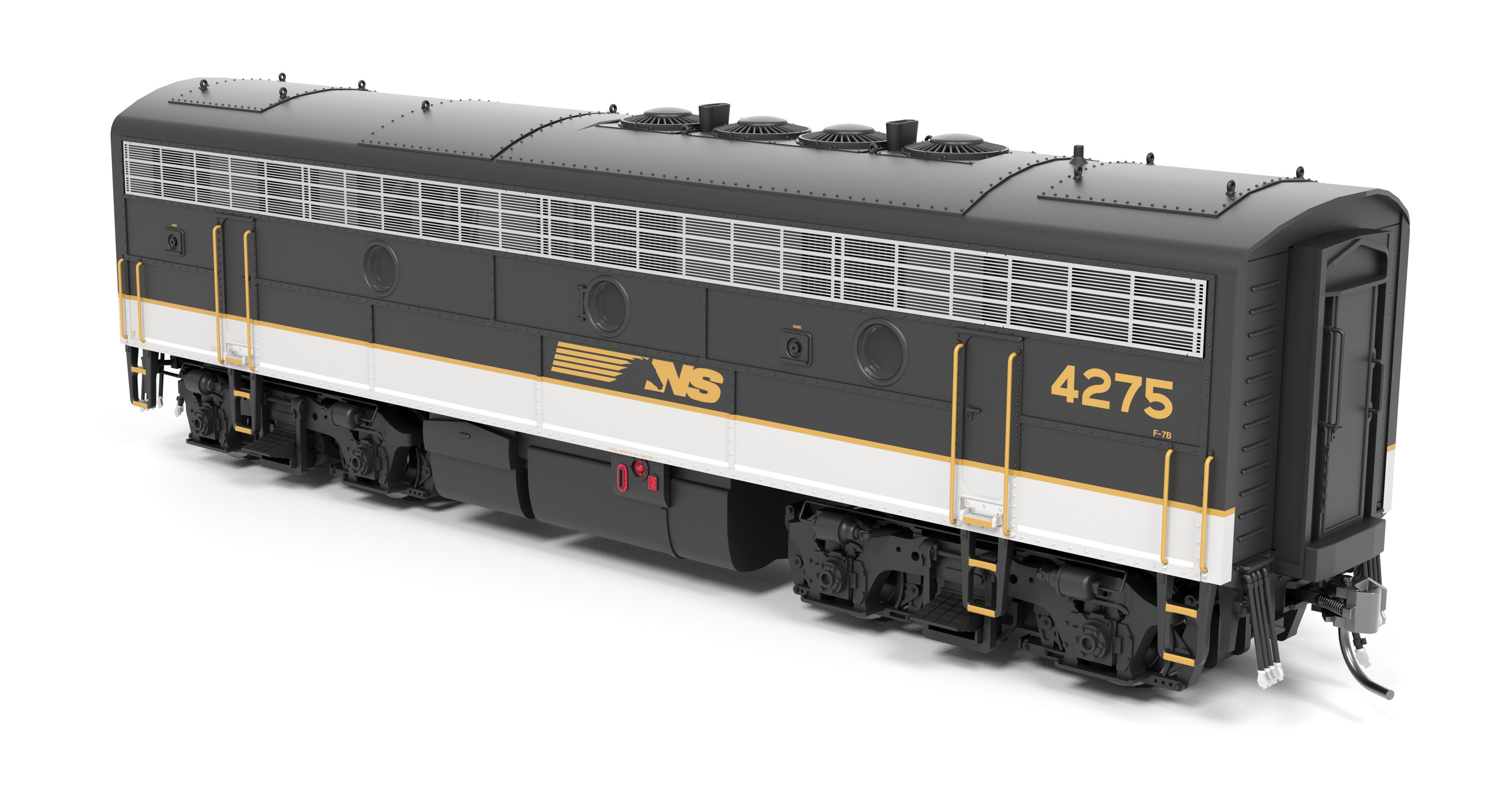 REFURBISHED R9703 EMD F7B, NS 4276, Tuxedo Scheme, Paragon4 Sound/DC/DCC, HO