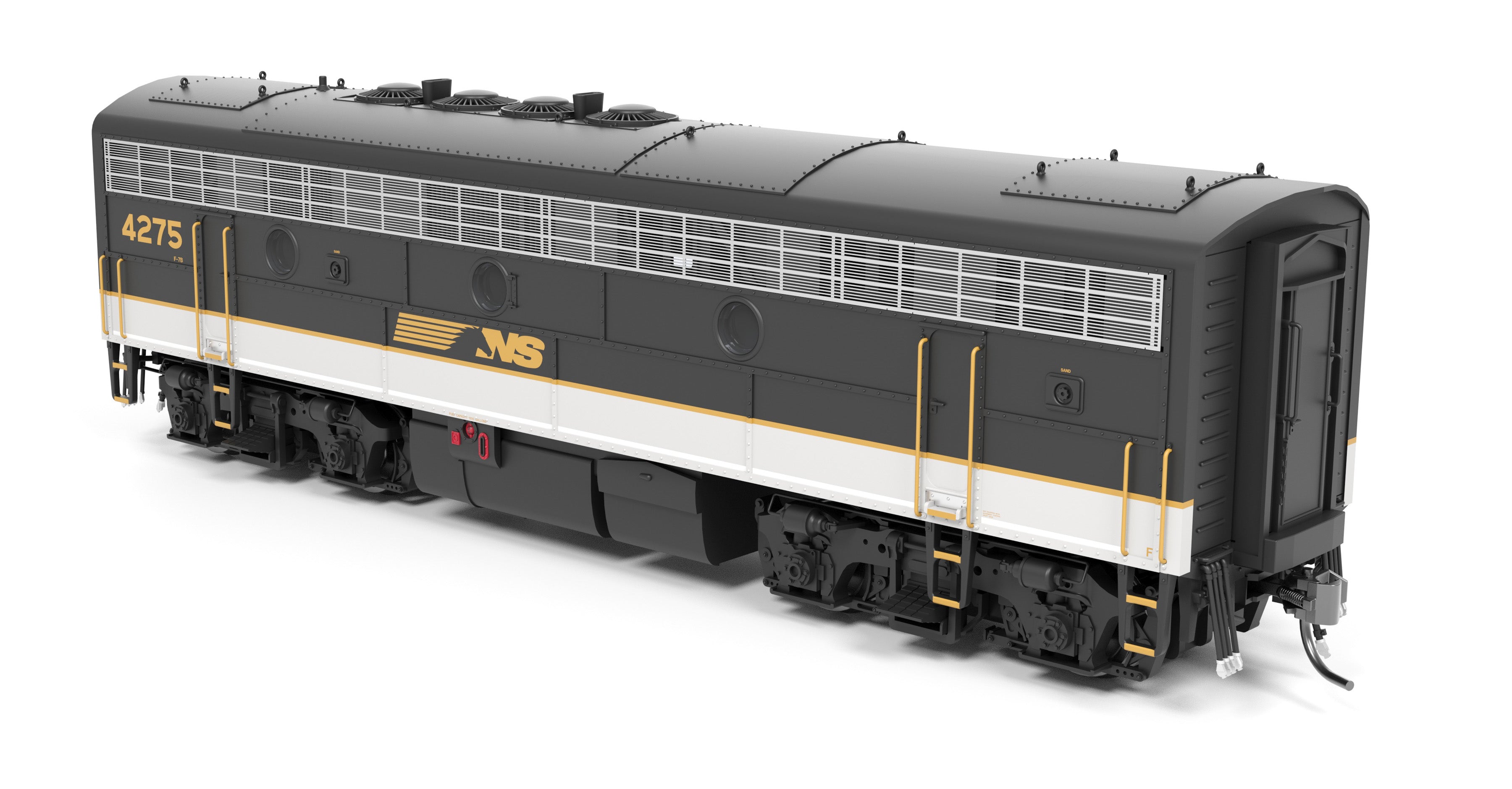 REFURBISHED R9703 EMD F7B, NS 4276, Tuxedo Scheme, Paragon4 Sound/DC/DCC, HO