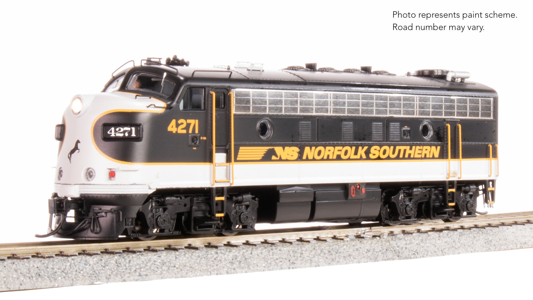 9702 EMD F9A, NS 4271, Tuxedo Scheme, Paragon4 Sound/DC/DCC, HO