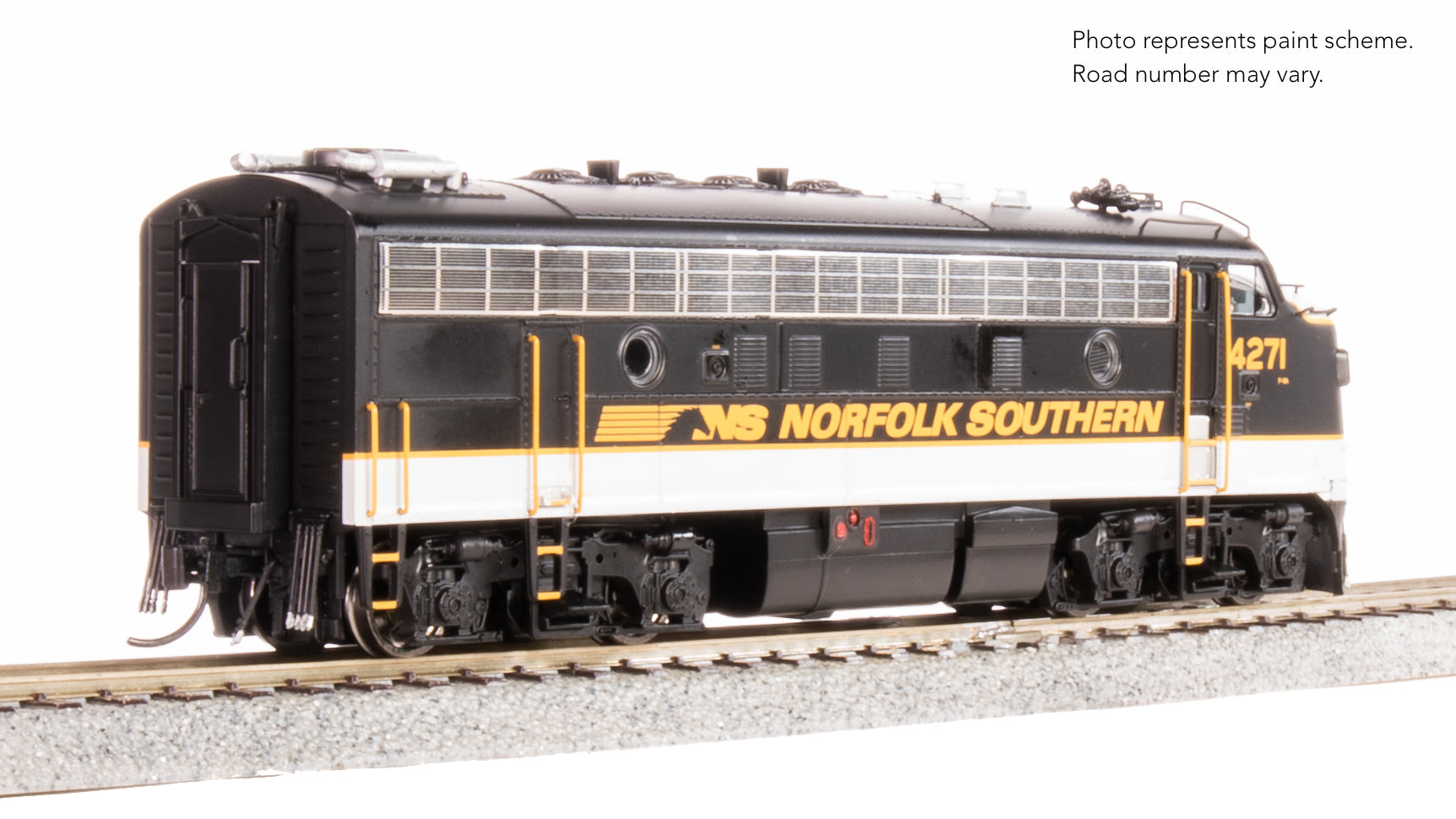 9704 EMD F9A, NS 4271, Tuxedo Scheme, No-Sound / DCC-Ready, HO