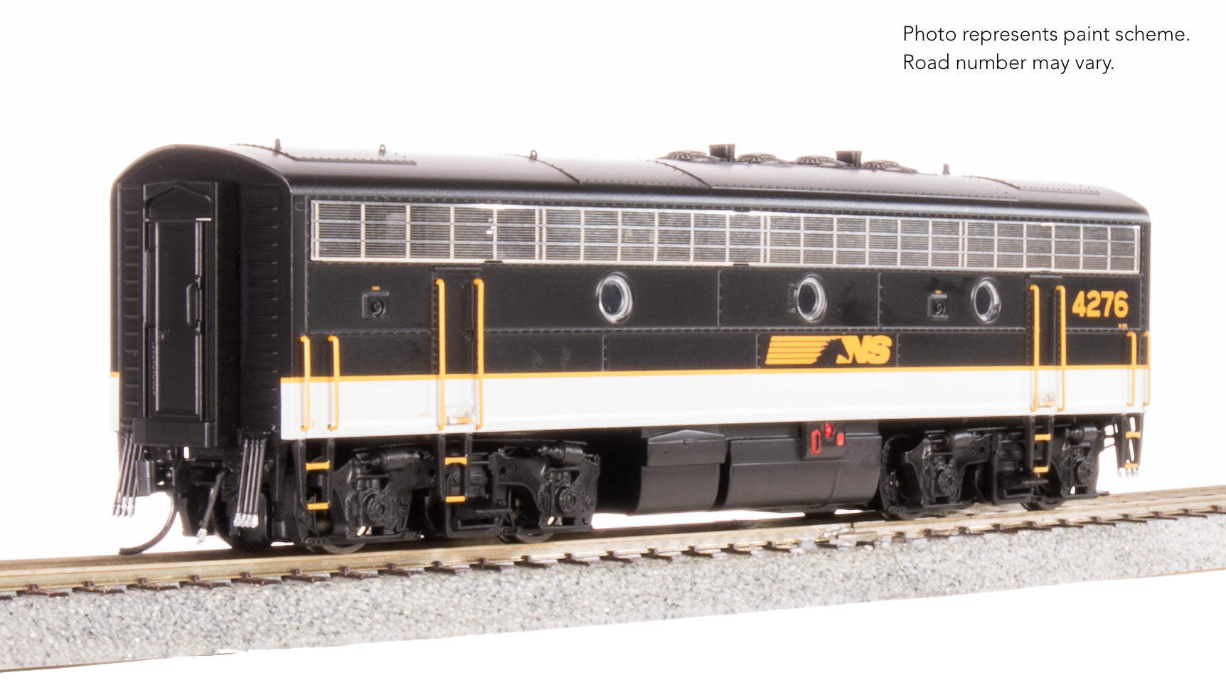 9705 EMD F7B, NS 4276, Tuxedo Scheme, No-Sound / DCC-Ready, HO