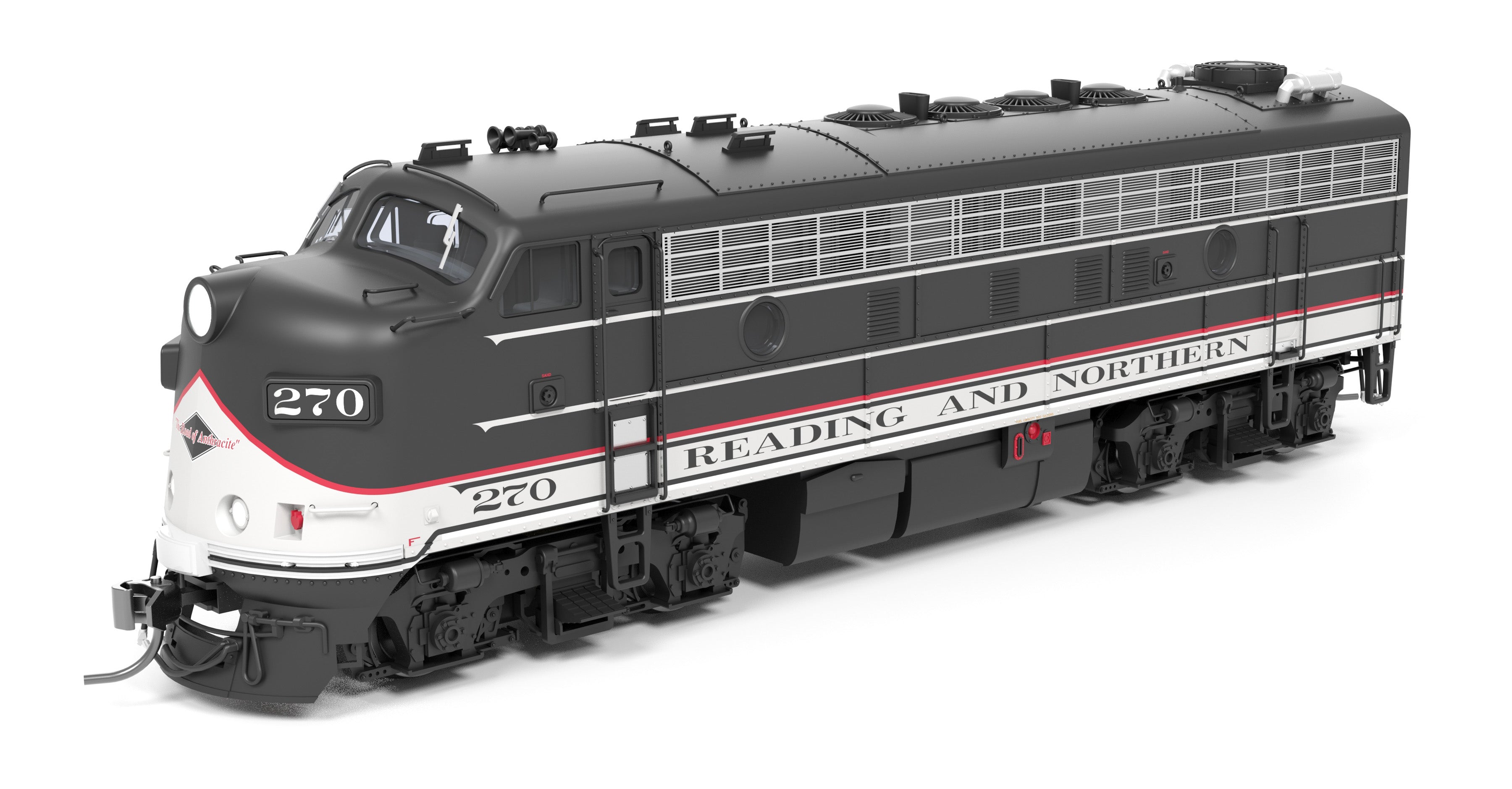 REFURBISHED R9706 EMD F9A, RBMN 270, Modern Excursion Appearance, Paragon4 Sound/DC/DCC, HO