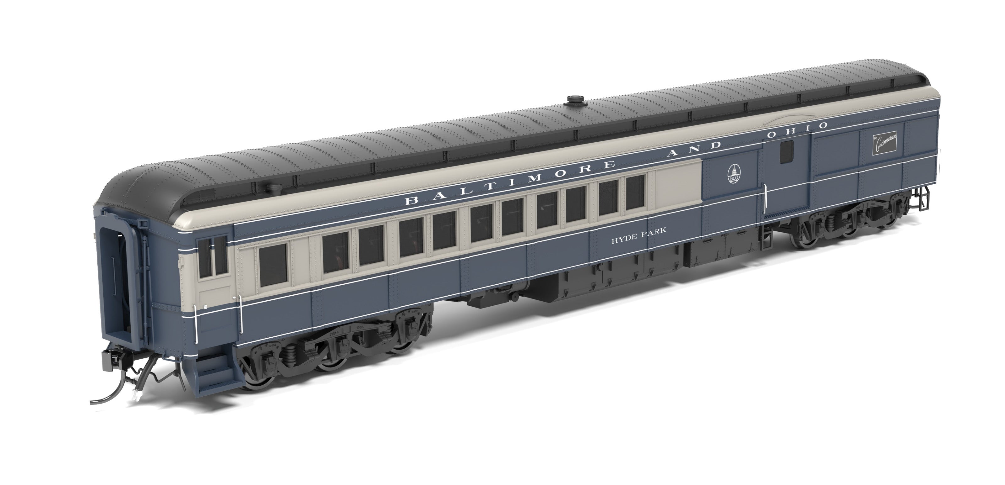 9718 B&O Cincinnatian Heavyweight 5-Car Passenger Set, HO Scale (Train