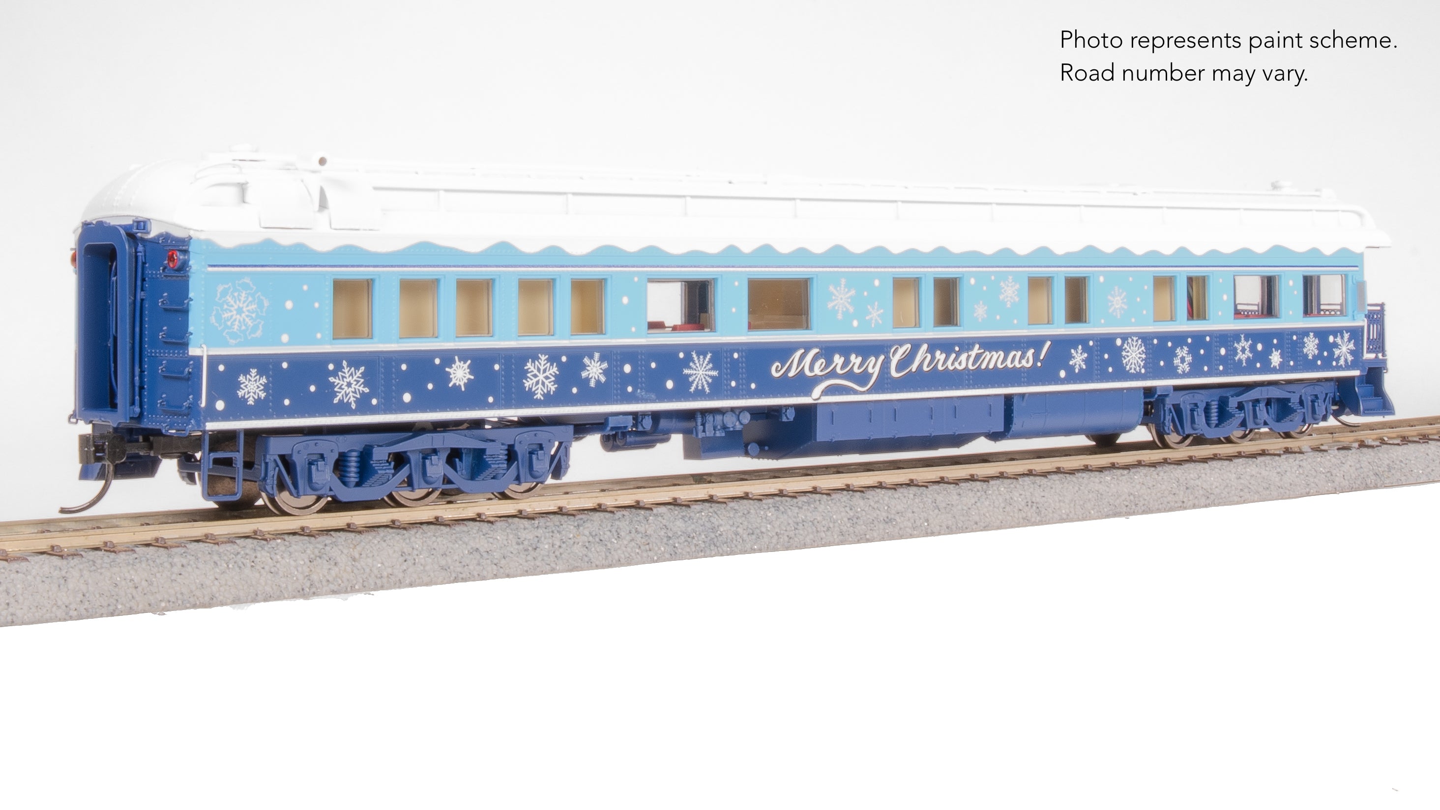 9725 Blue & White Holiday Business Car, HO Scale