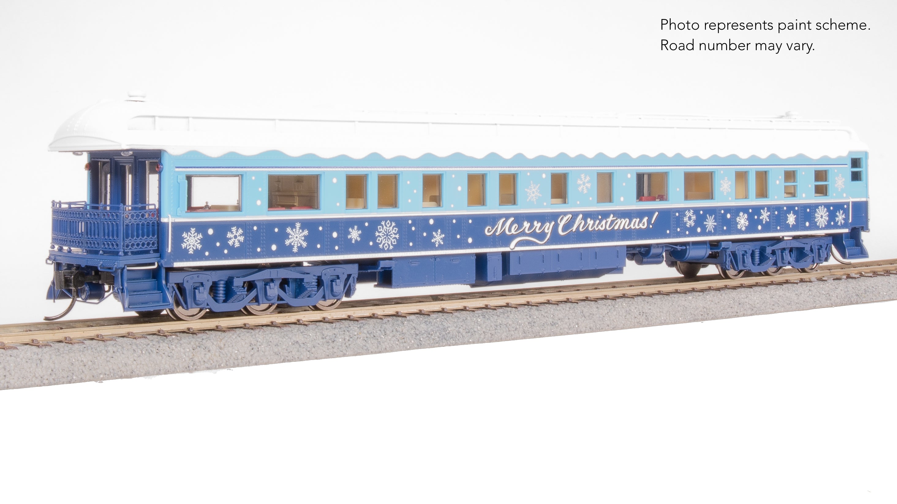 9725 Blue & White Holiday Business Car, HO Scale