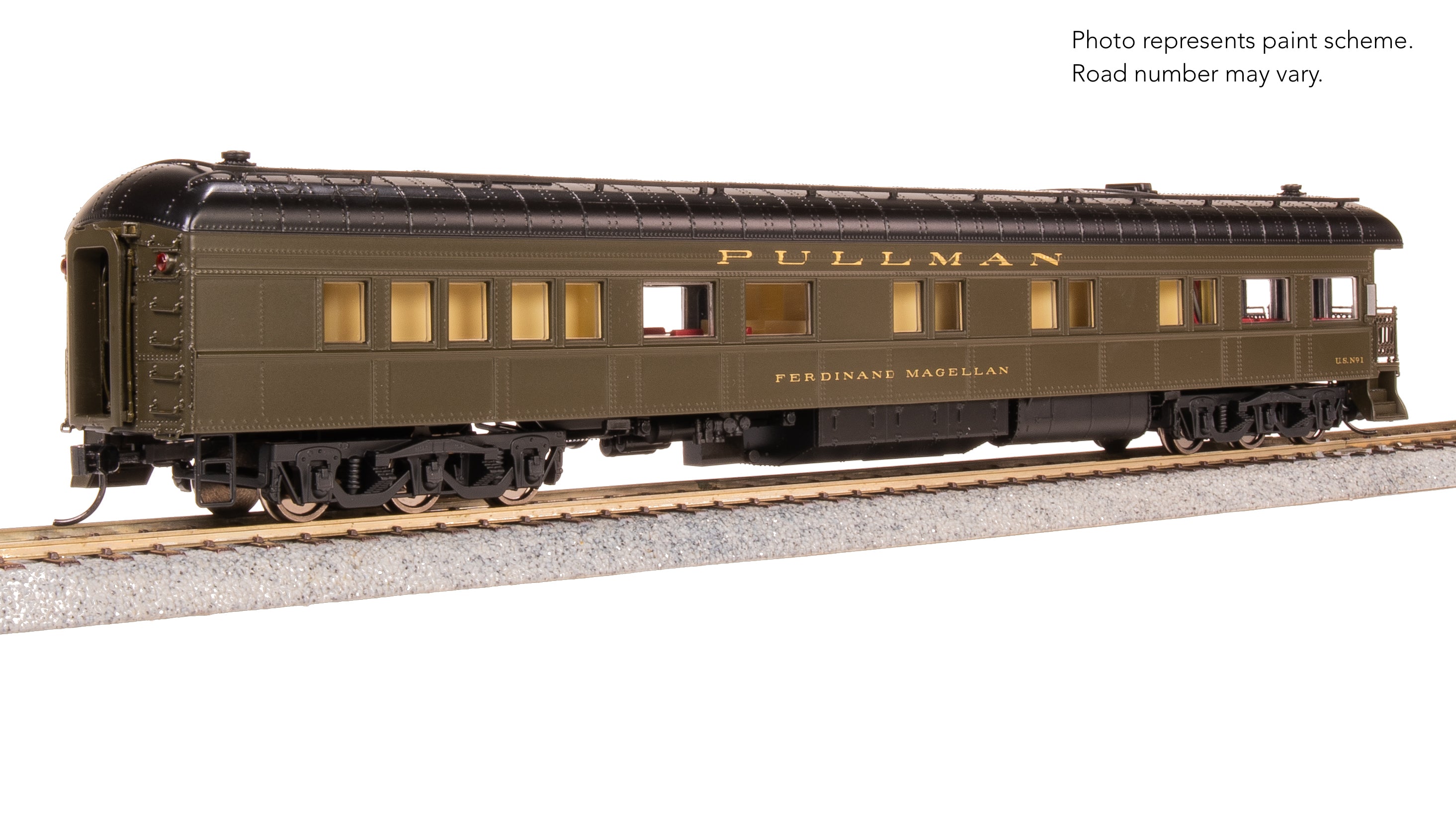 9729 Ferdinand Magellan Business Car, US #1, Modern Appearance, HO Scale