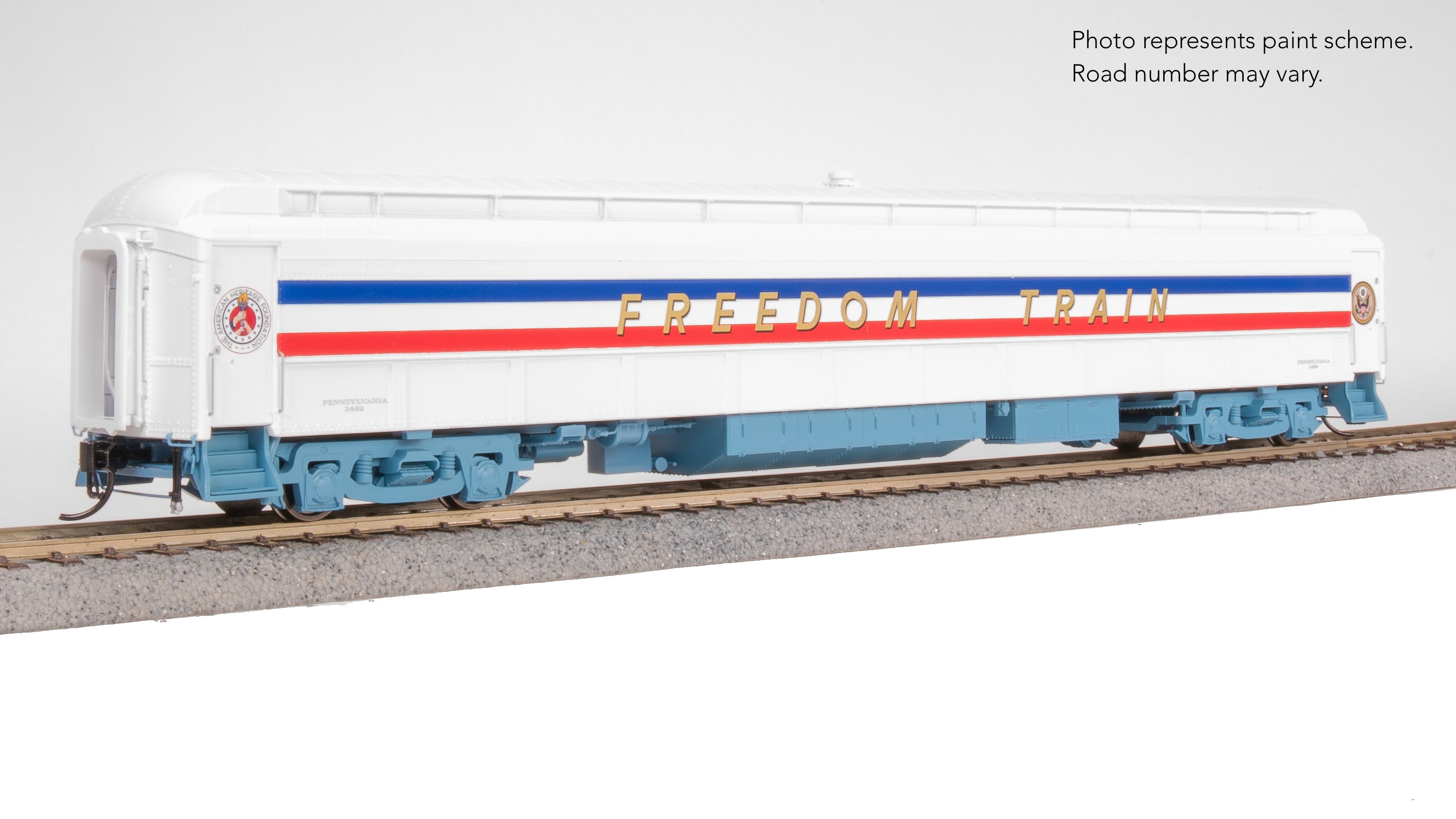 9734 1947 Freedom Train 80' Passenger Coach, 1947-1949, HO Scale