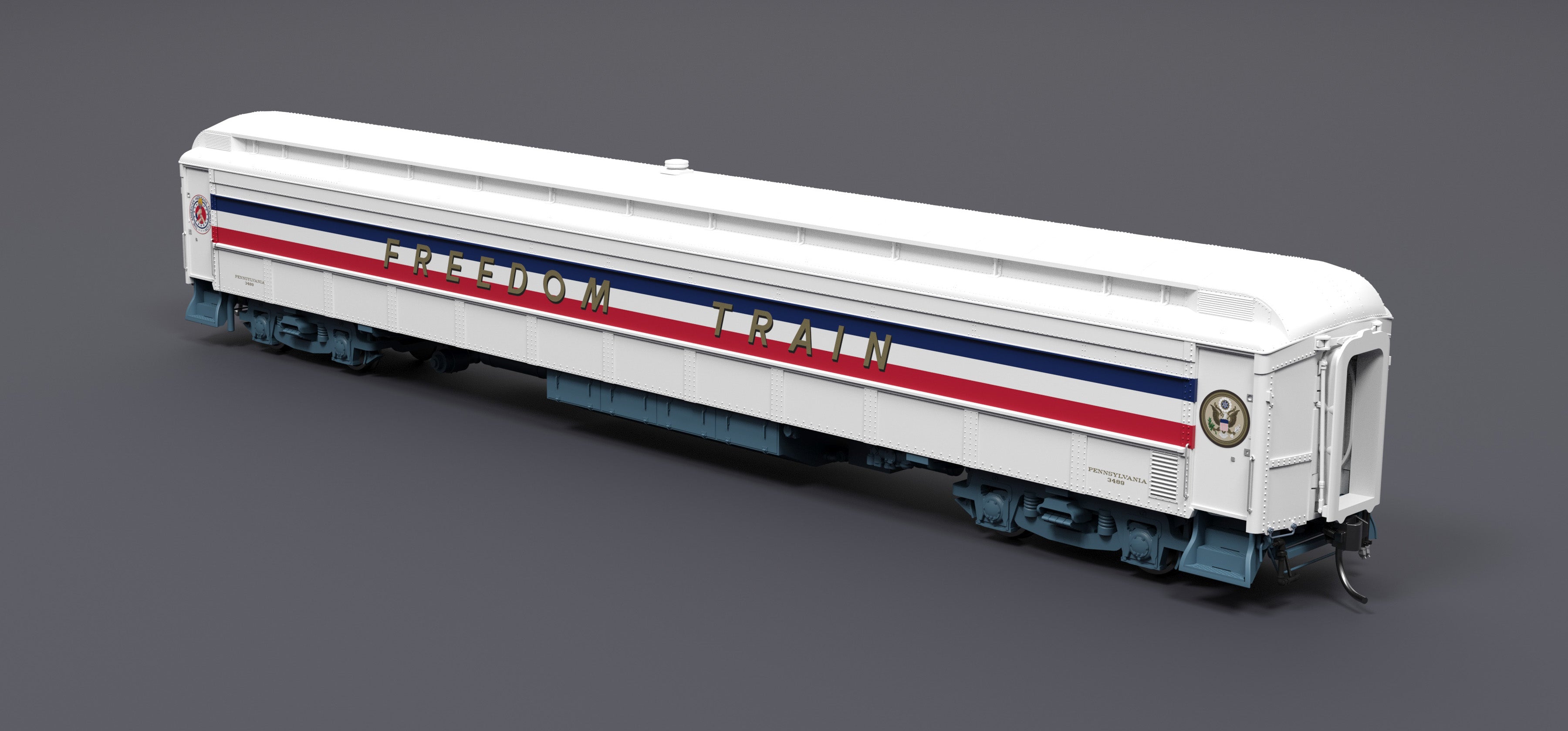 9734 1947 Freedom Train 80' Passenger Coach, 1947-1949, HO Scale
