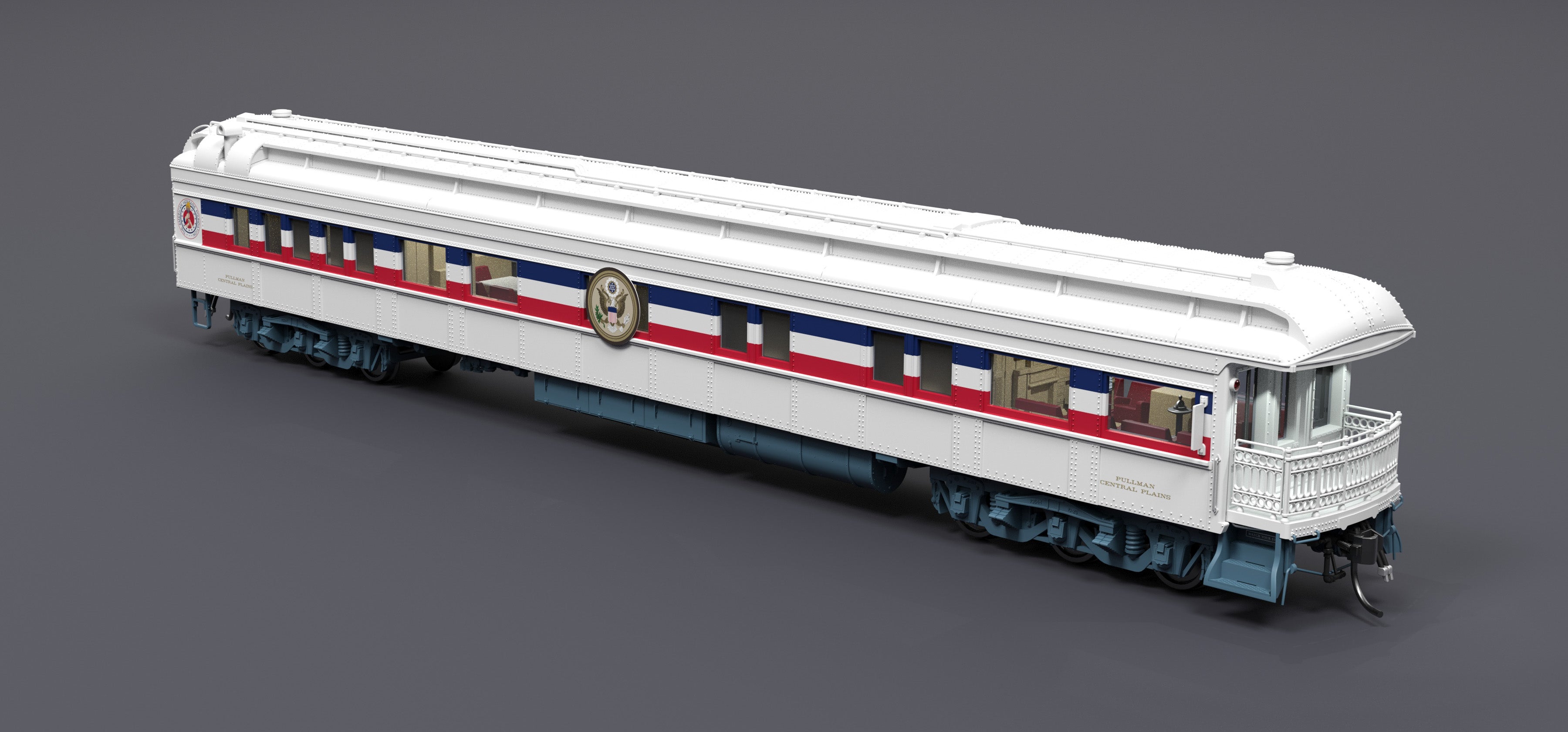 9720 American Freedom Train Business Car, 1947-1949, HO Scale