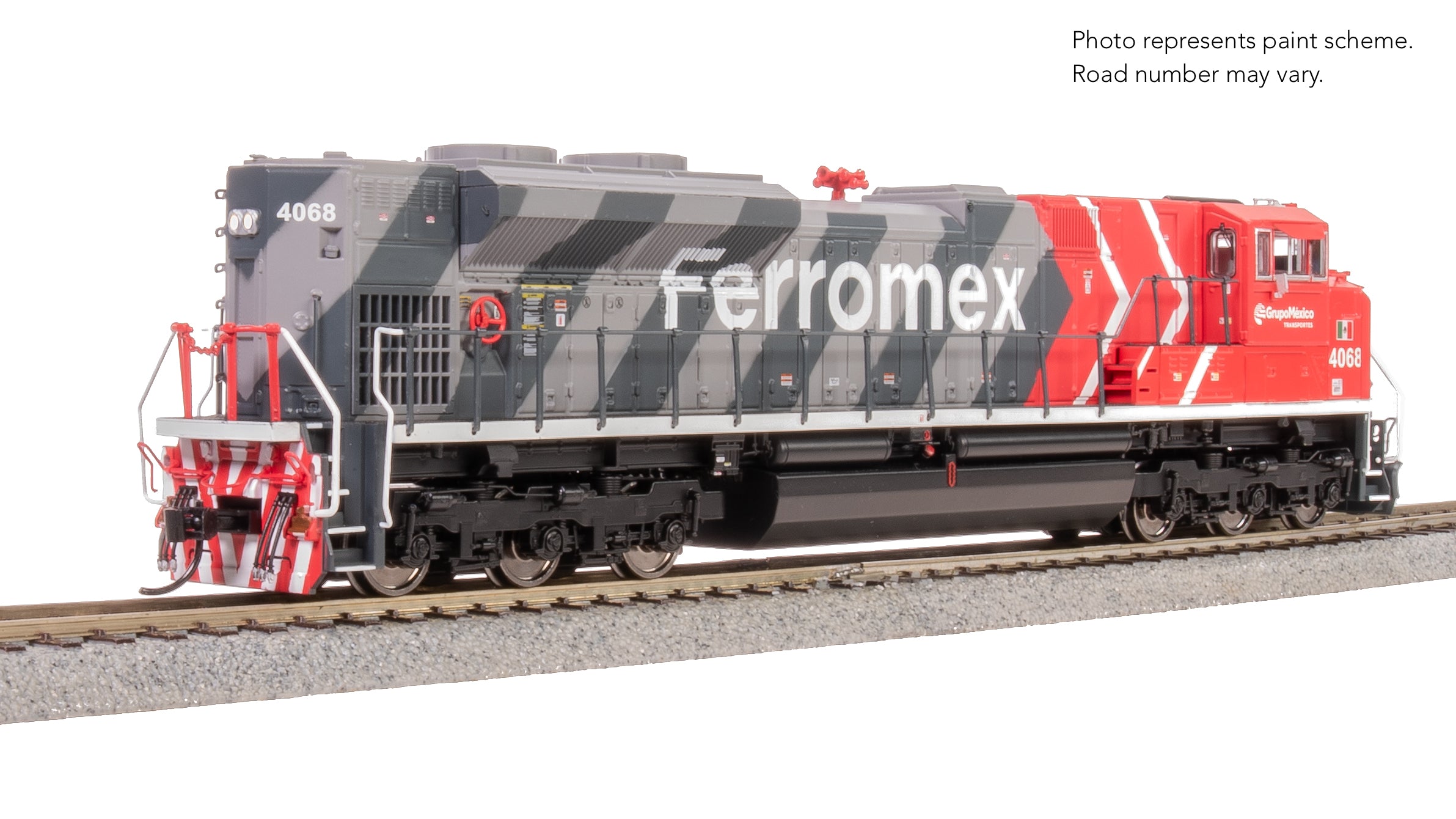 9760 EMD SD70ACe, Ferromex 4068, (Modern Paint Scheme), Paragon4 Sound/DC/DCC, w/ Smoke, HO