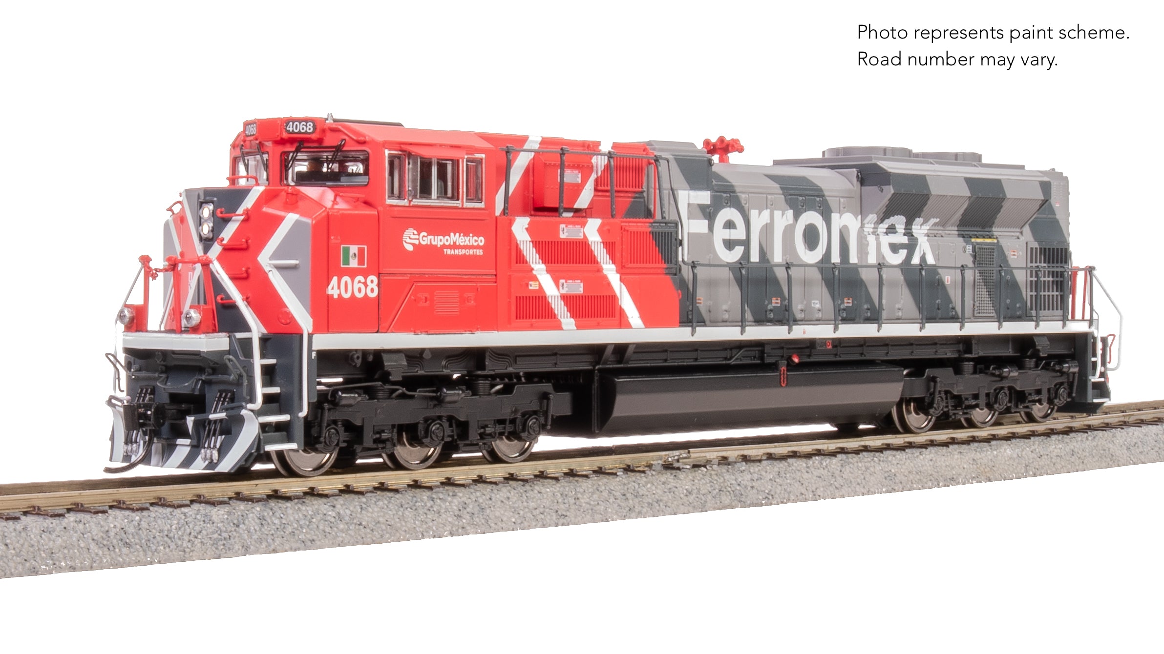 9761 EMD SD70ACe, Ferromex 4079, (Modern Paint Scheme), Paragon4 Sound/DC/DCC, w/ Smoke, HO
