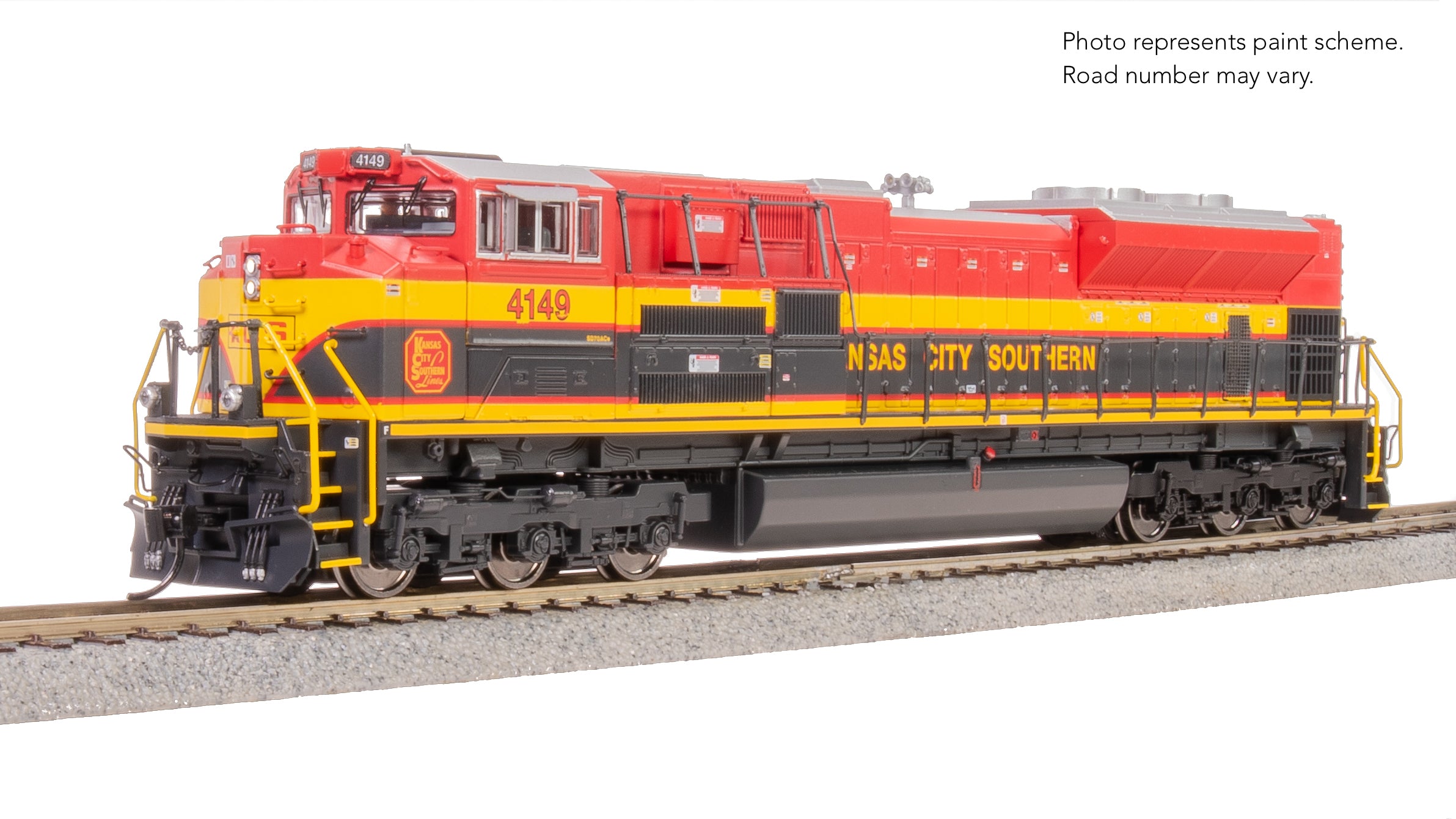 9765 EMD SD70ACe, KCS 4156, Belle Paint Scheme, Paragon4 Sound/DC/DCC, w/ Smoke, HO